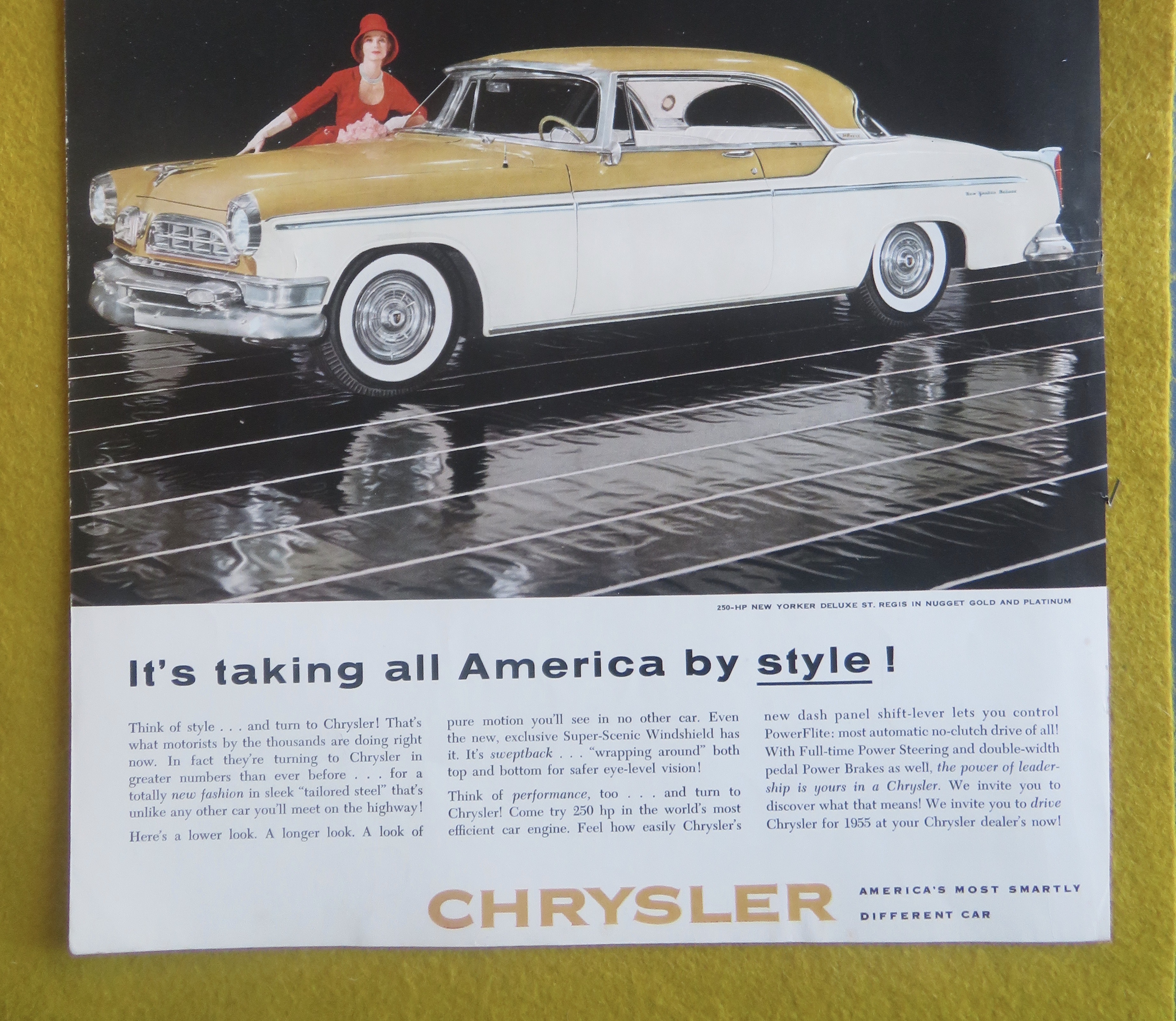 1955 Chrysler Automobile w/ New Yorker Deluxe St Regis