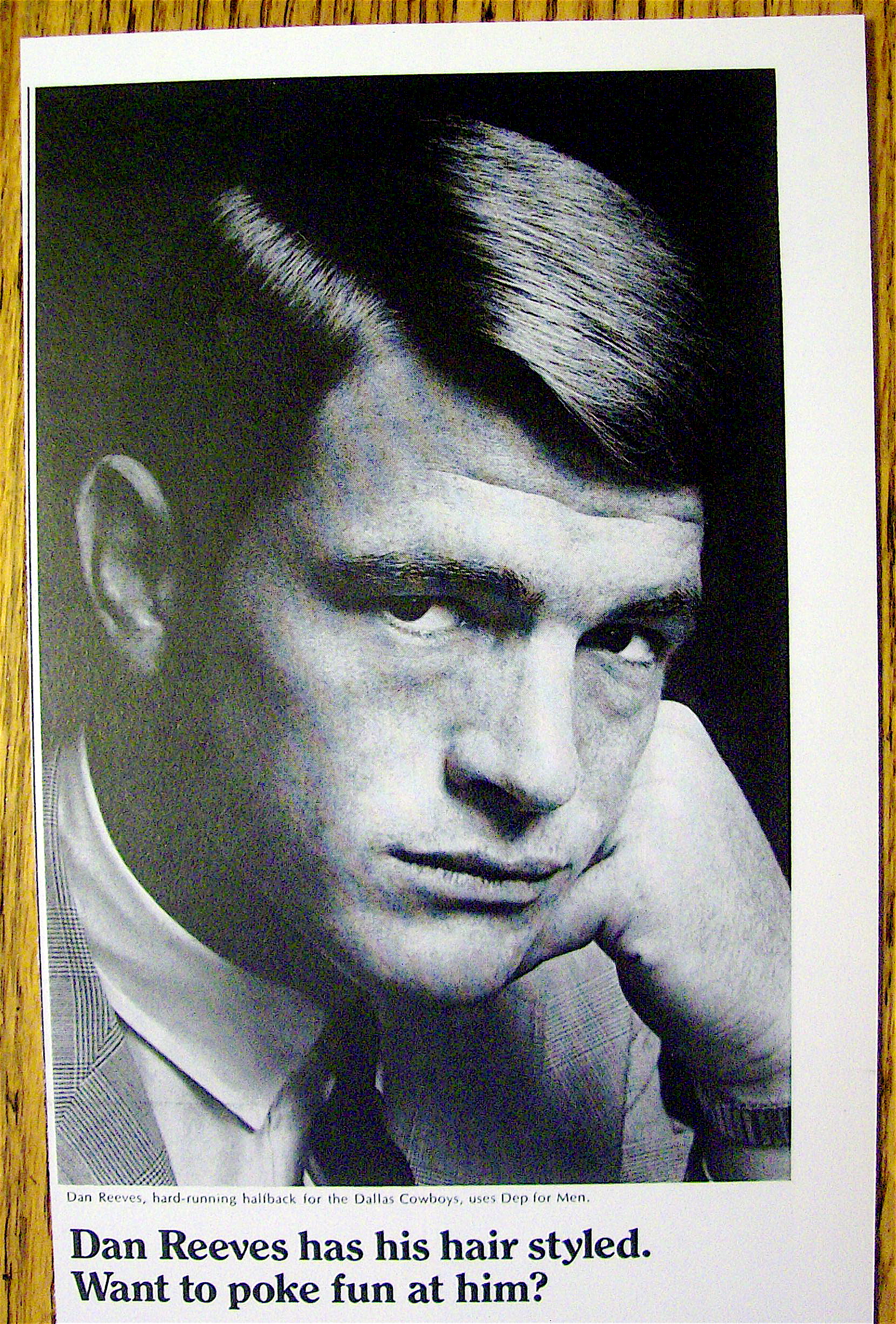 1968 Dep for Men with Dallas Cowboys' Dan Reeves