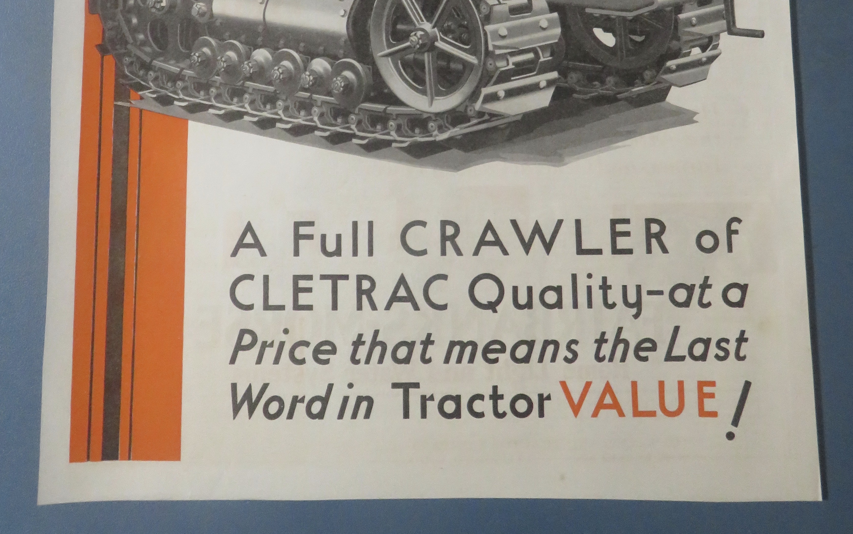1931 Cletrac Tractor with the Cletrac Crawler Tractor