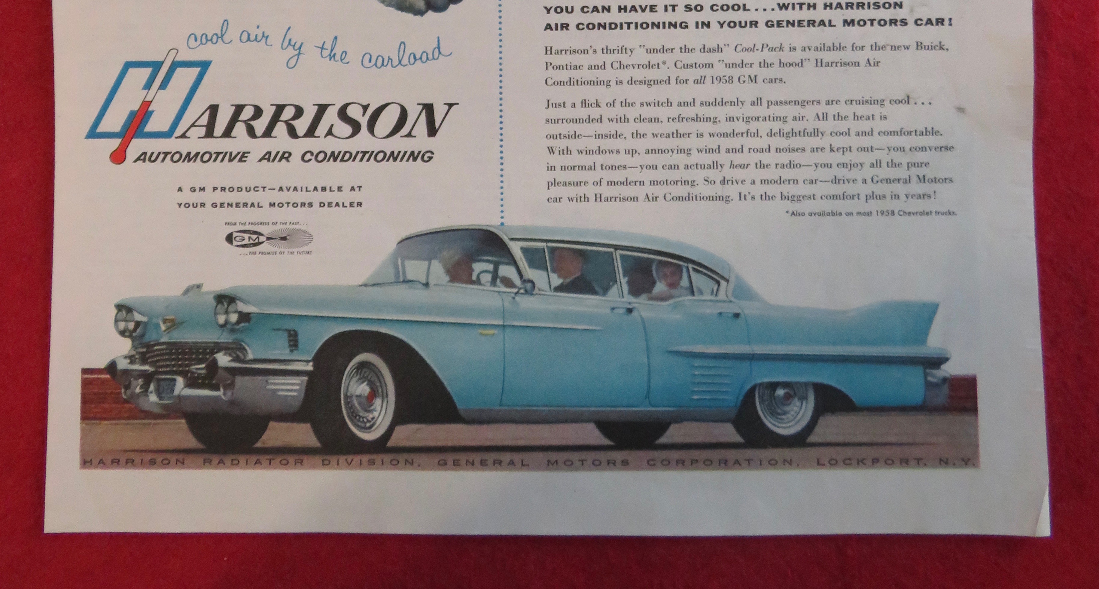 1958 Harrison Automotive Air Conditioning w/Polar Bear