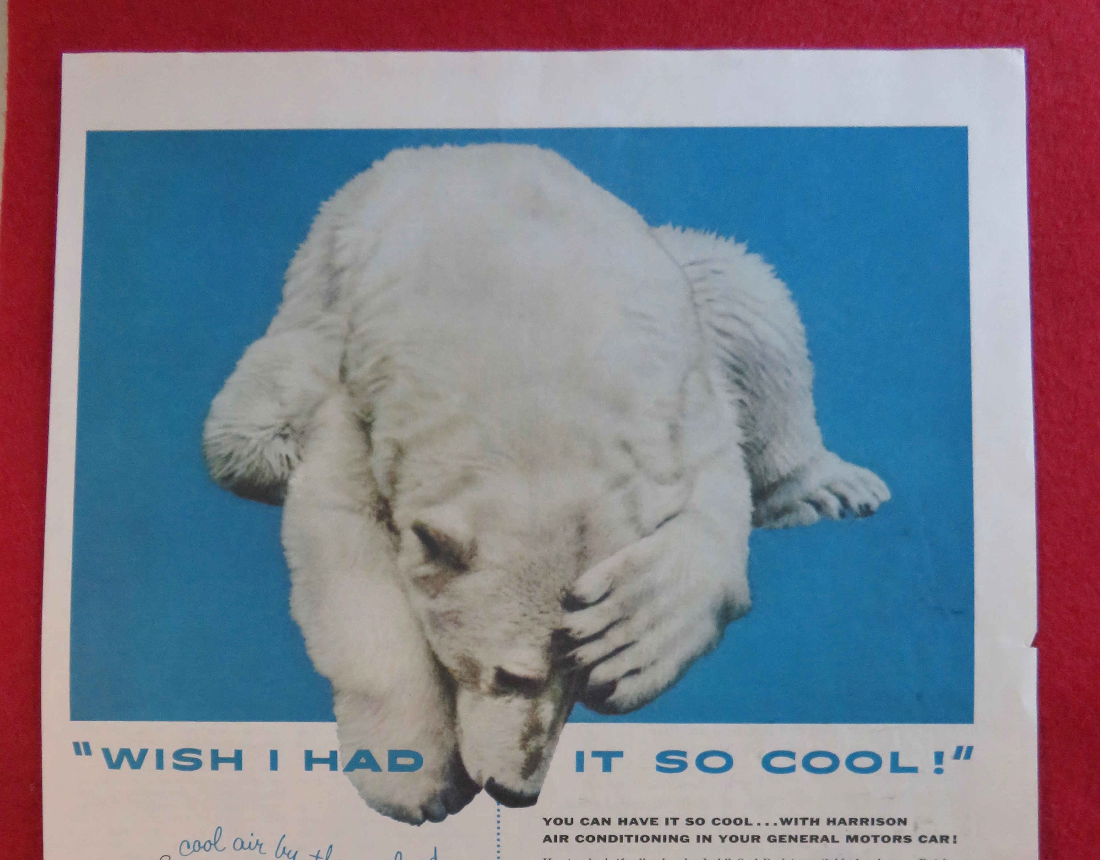 1958 Harrison Automotive Air Conditioning w/Polar Bear