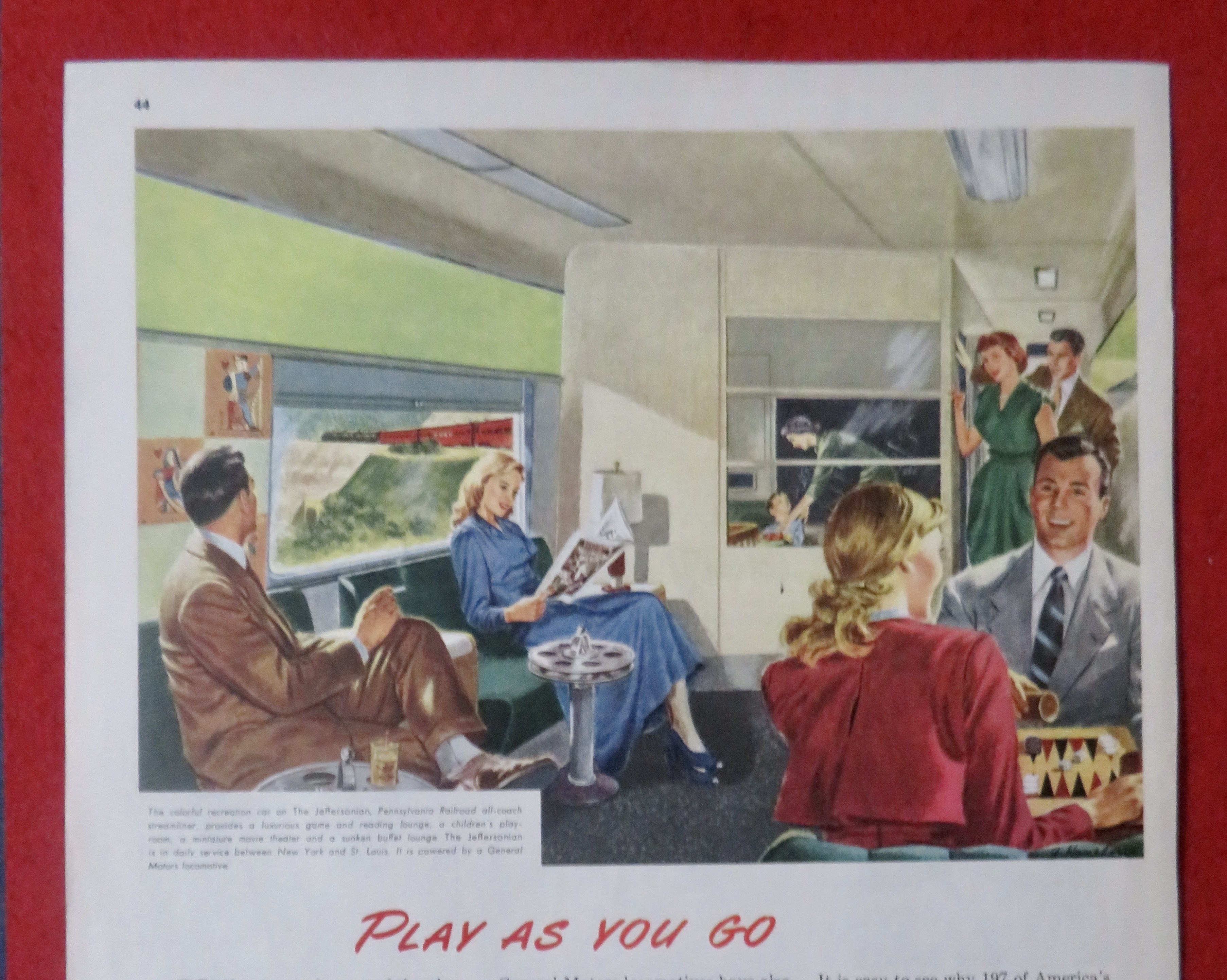 1948 General Motors Locomotive with Play As You Go