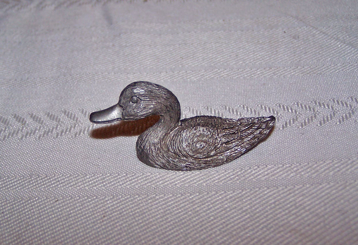 Small Spoontiques Pewter Duck