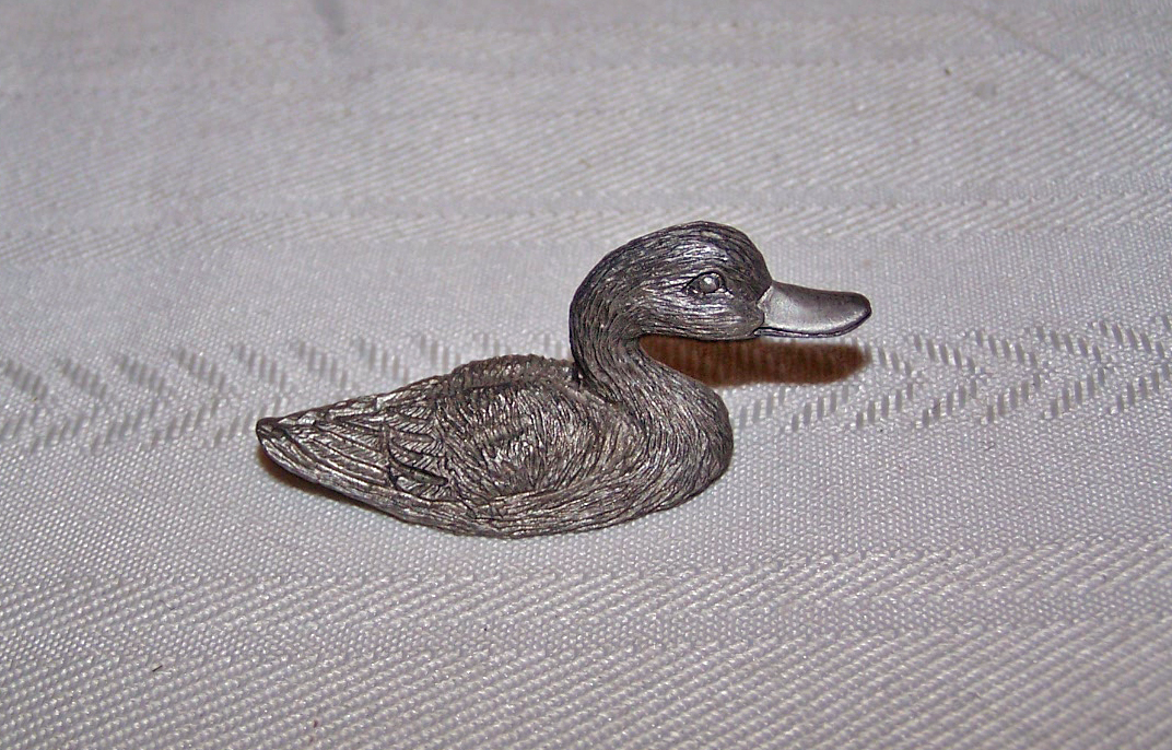 Small Spoontiques Pewter Duck