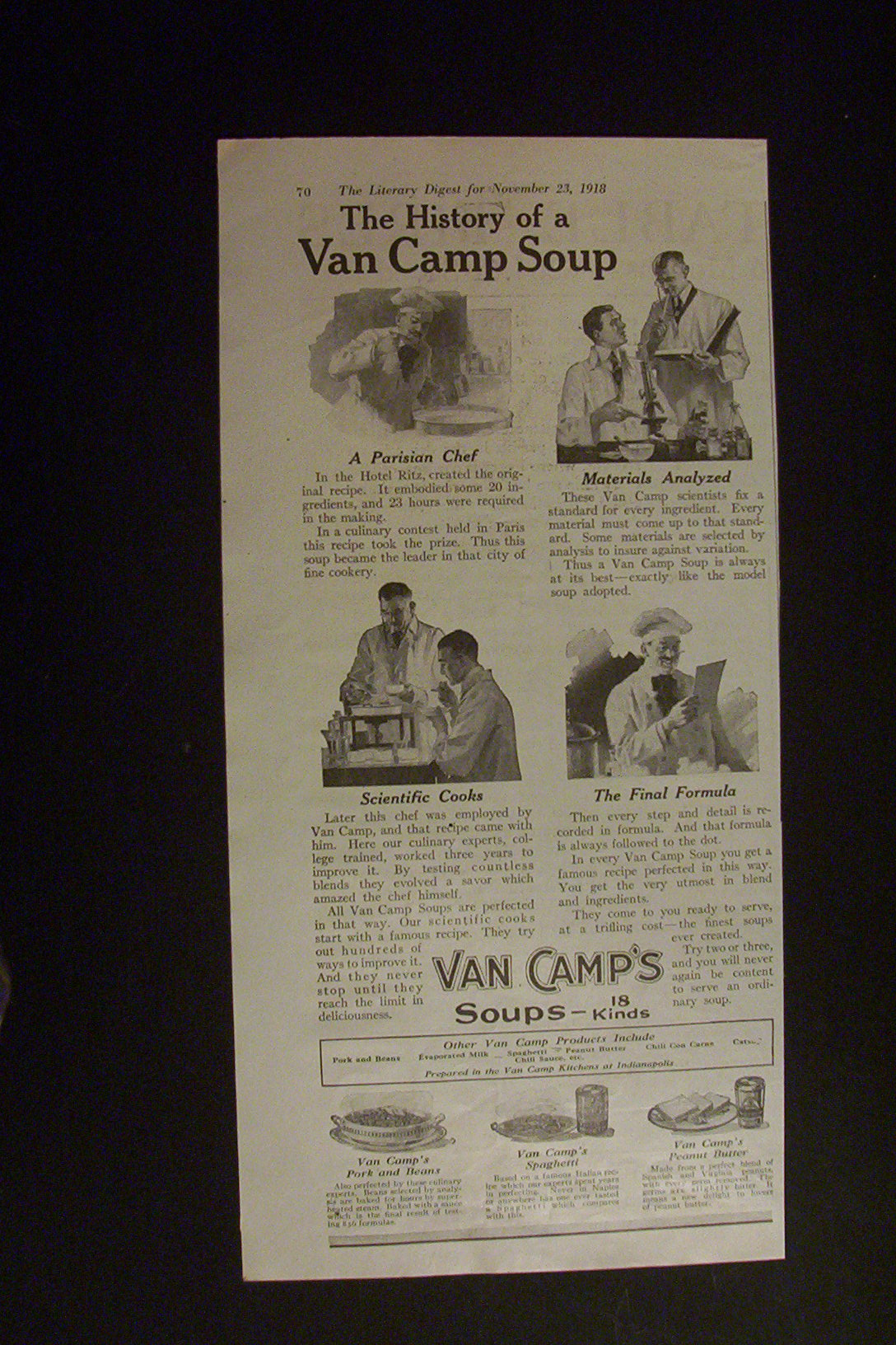1918  Van  Camp's  Soup
