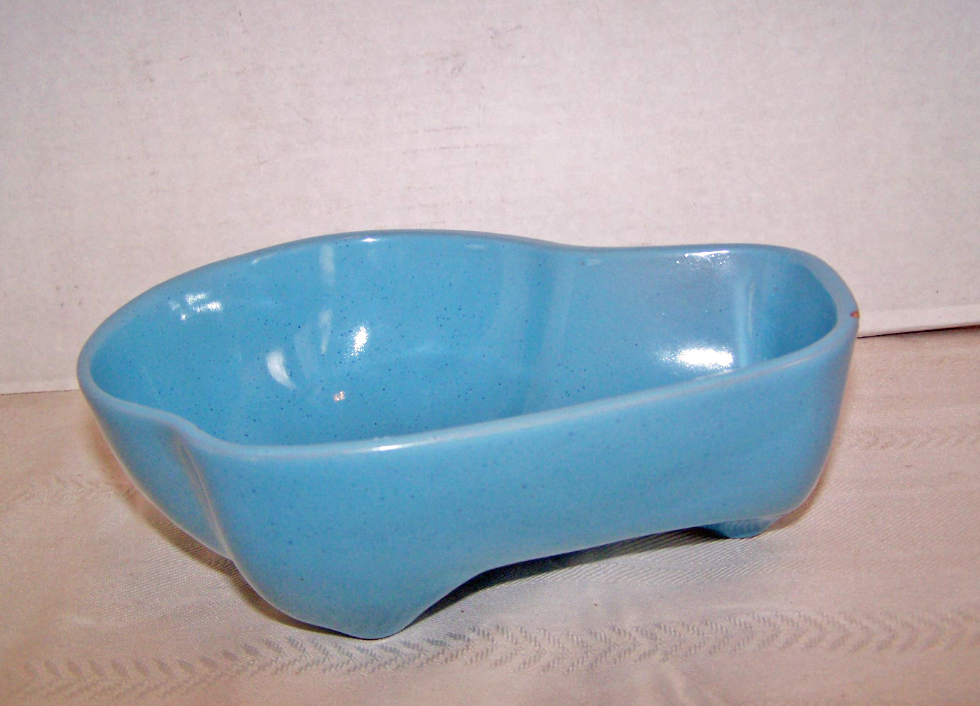 Frankoma 4N Free Form Blue Bowl