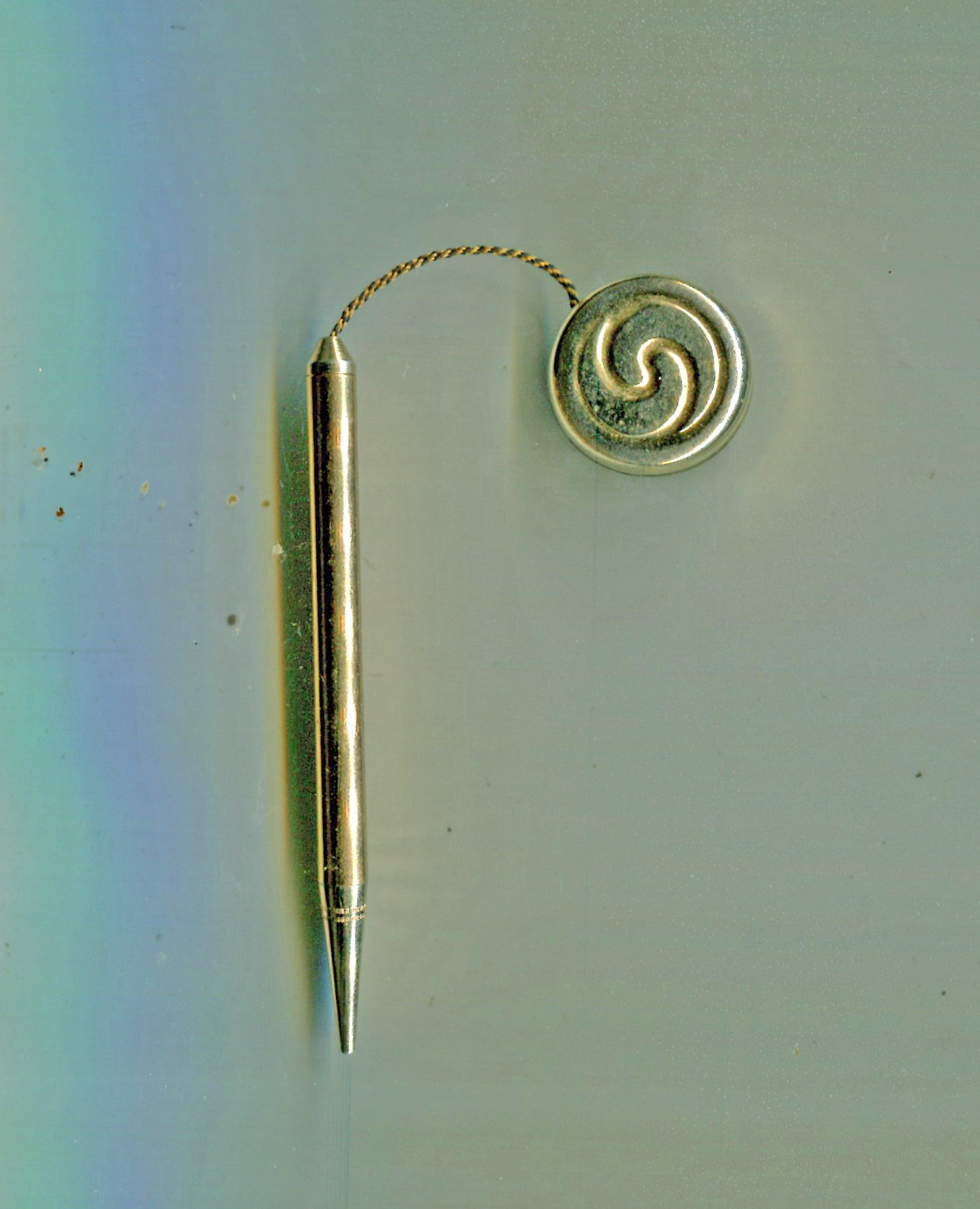 Chatelaine Pendant Fob Retractable Pencil