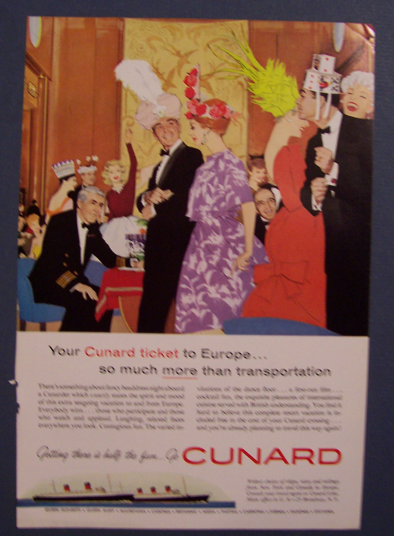 Vintage Ad: 1960  Cunard