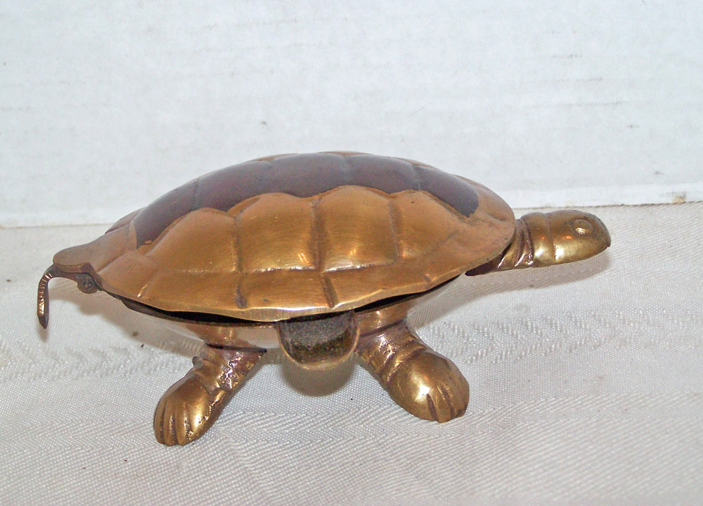 Metal Figural Turtle Ashtray