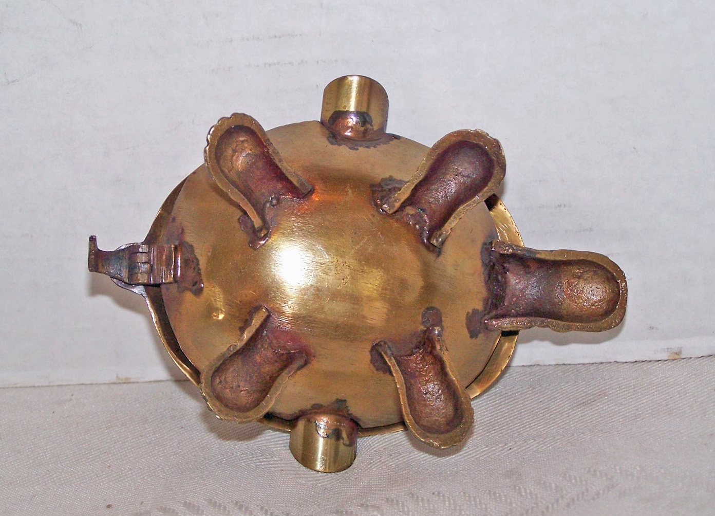 Metal Figural Turtle Ashtray
