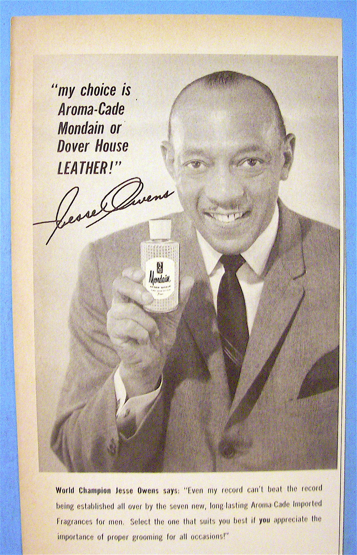 1964 Mondain or Dover House with Jesse Owens
