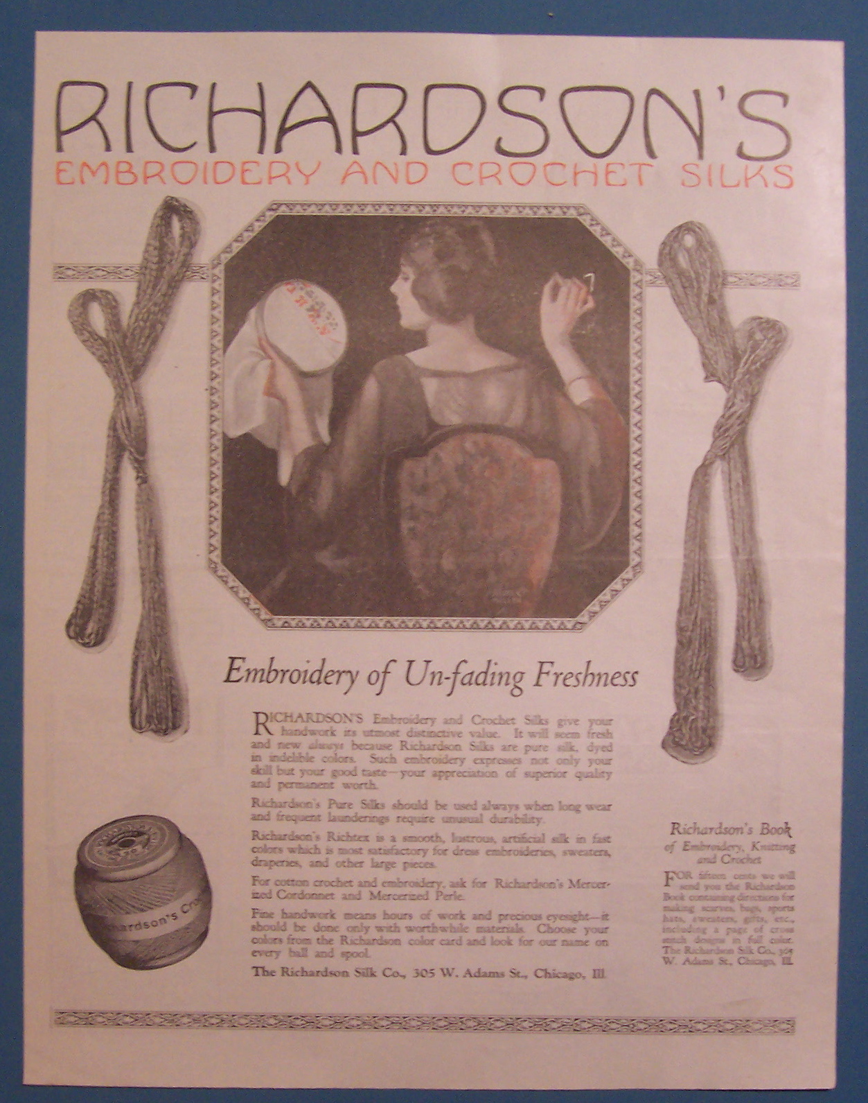 1922  Richardson's Embroidery & Crochet Silks