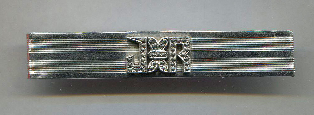 Silver Tone Tie Bar, Rhinestone Initials, Jr, Deco