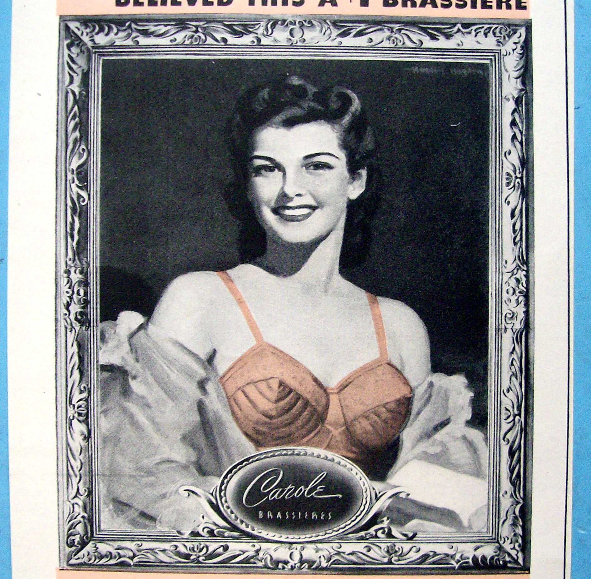 Vintage Ad: 1942 Carole Brassieres