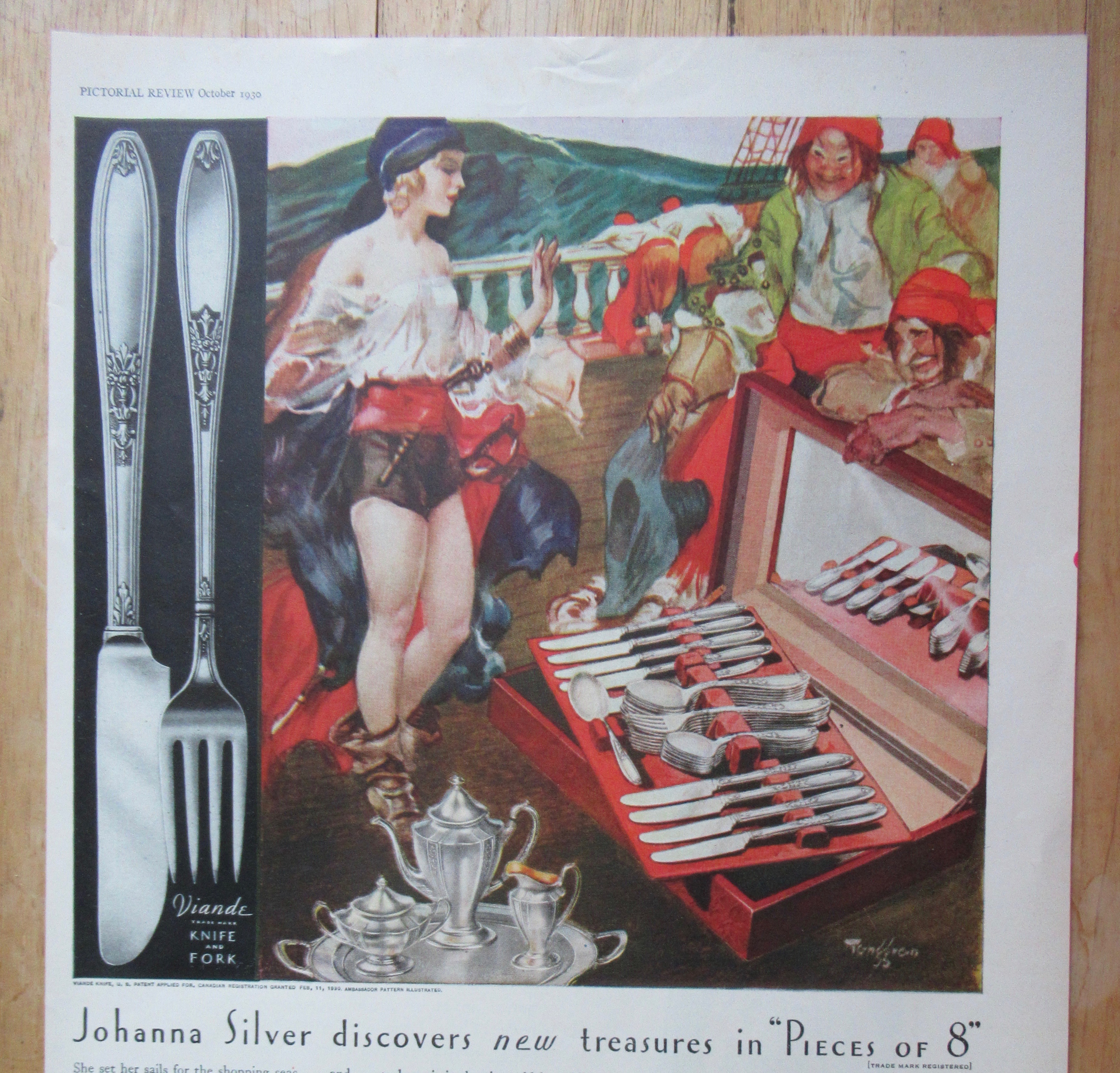 1930 1847 Rogers Bros Silverplate with Johanna Silver