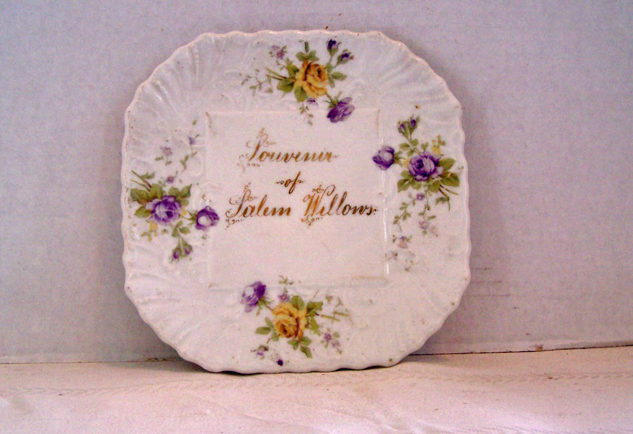 Salem Willows Porcelain Plate, Karlsbad Austria