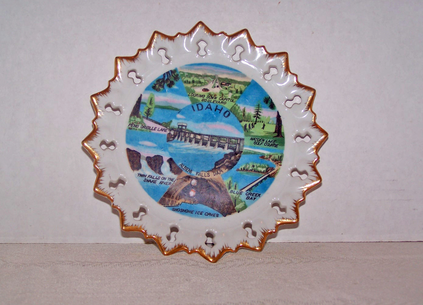 Idaho Souvenir Plate