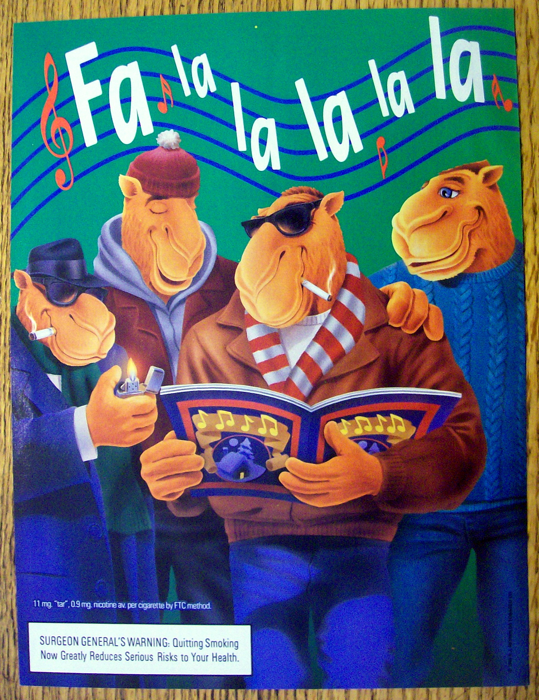 Vintage Ad: 1995 Camel Cigarettes with Joe The Camel
