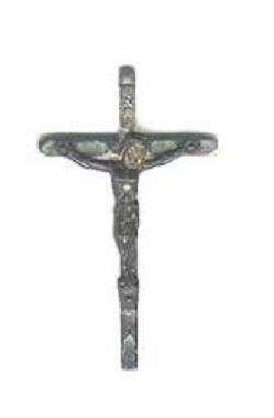 Metal Catholic Crucifix, Italy