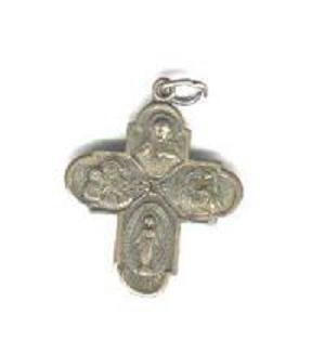 Roman Catholic Four Way Cross Medal