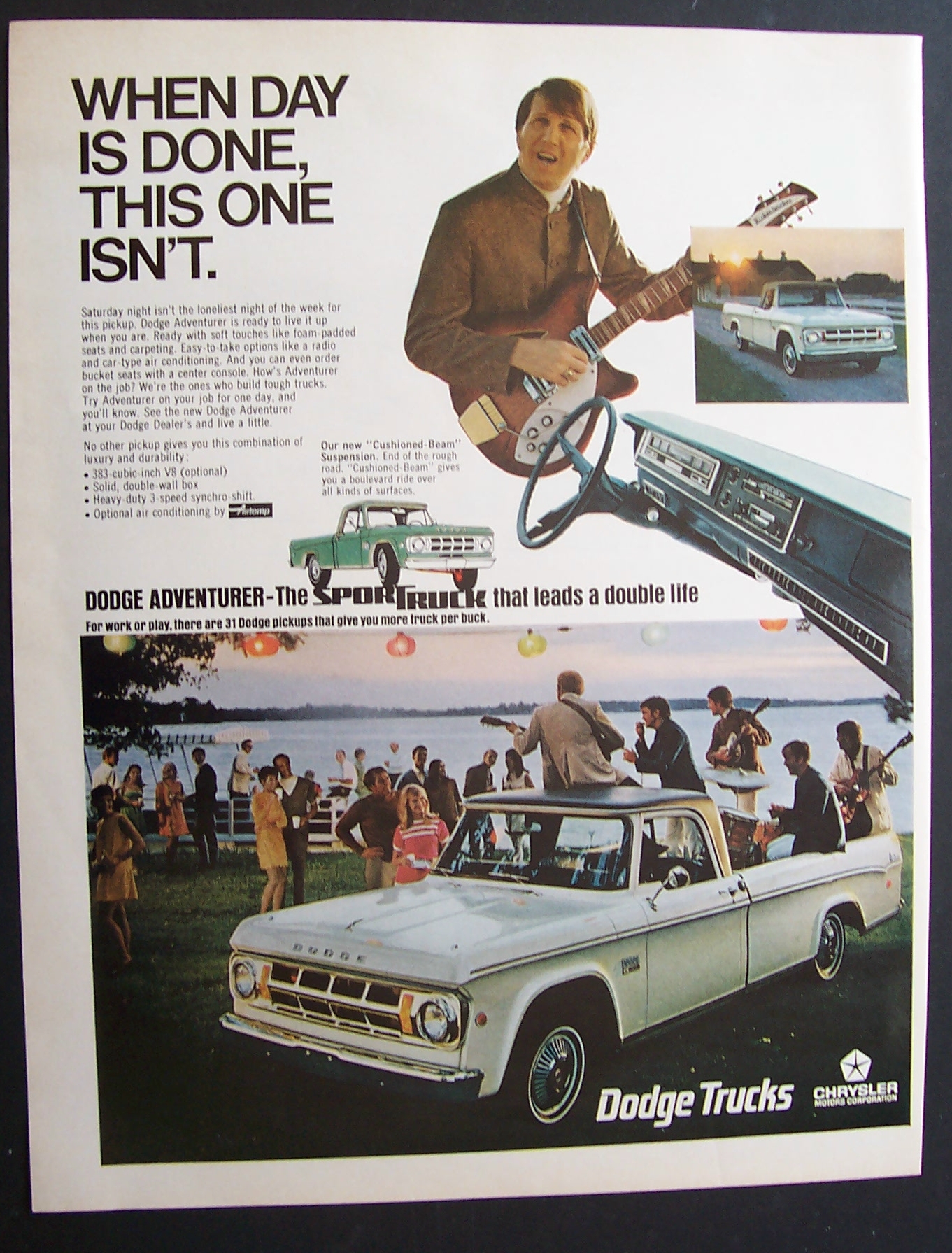 Vintage Ad: 1968  Dodge  Adventurer
