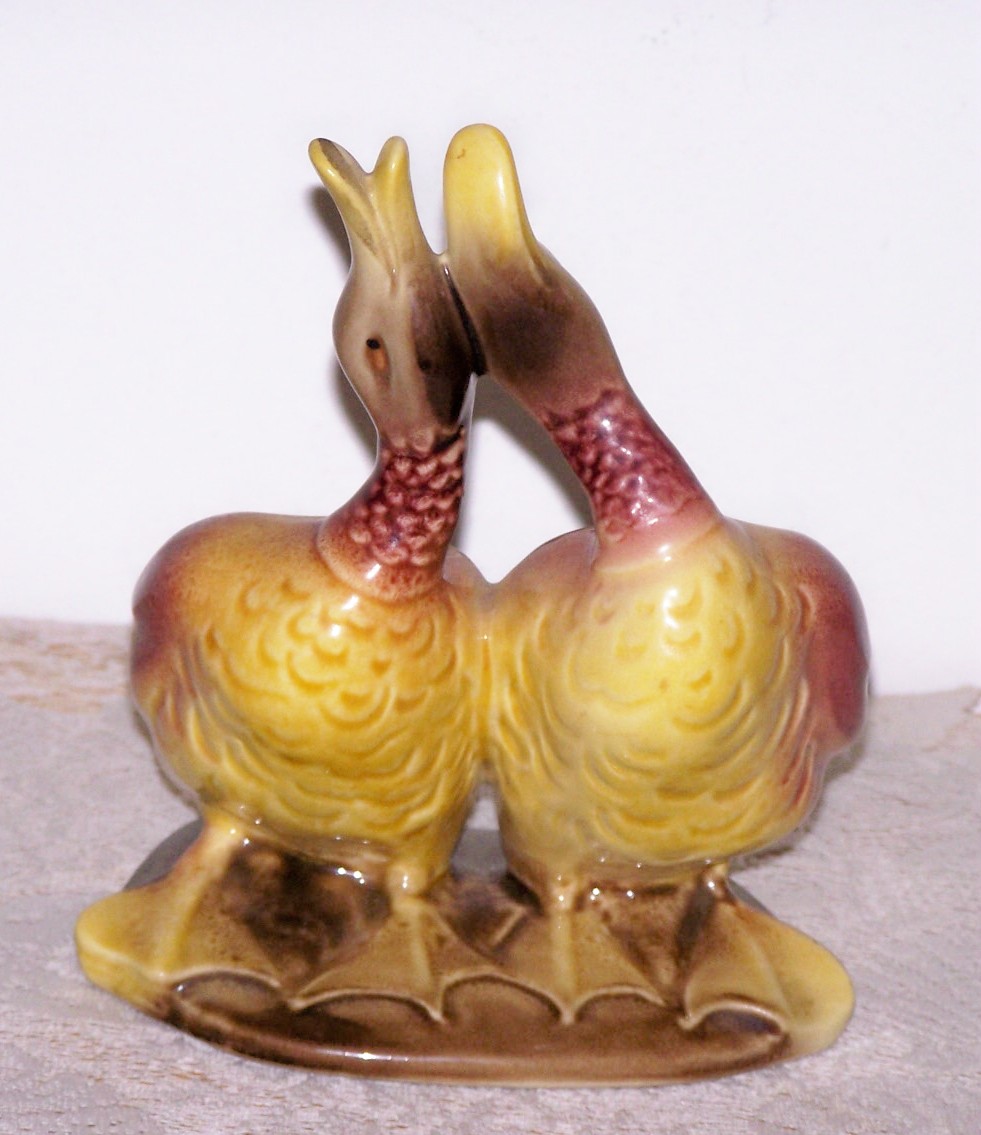 LARGE Pair Of DUCKS Planter, HULL