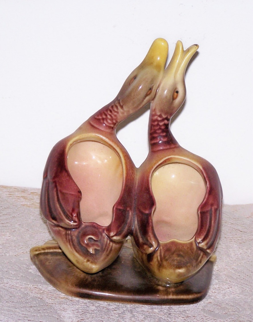 LARGE Pair Of DUCKS Planter, HULL