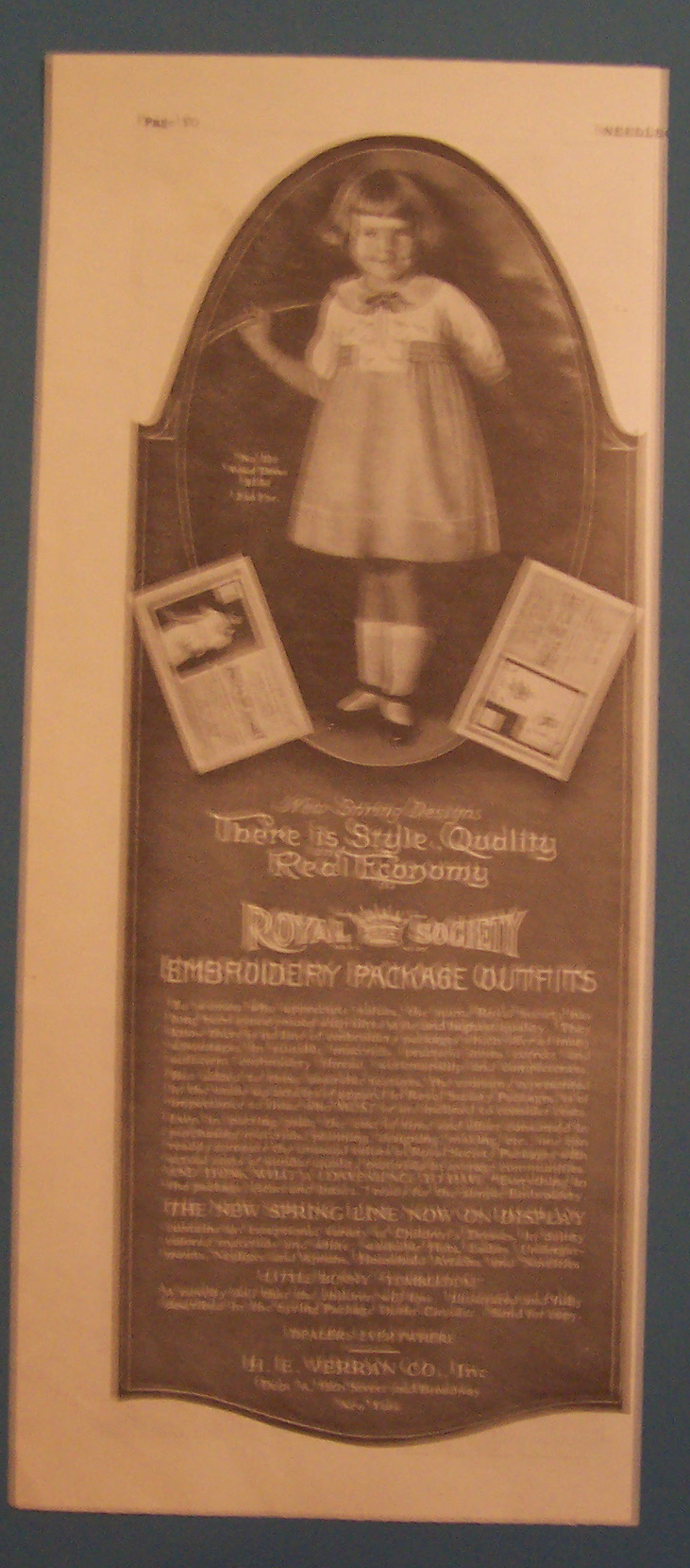 1922  Royal Society Embroidery Package Outfits
