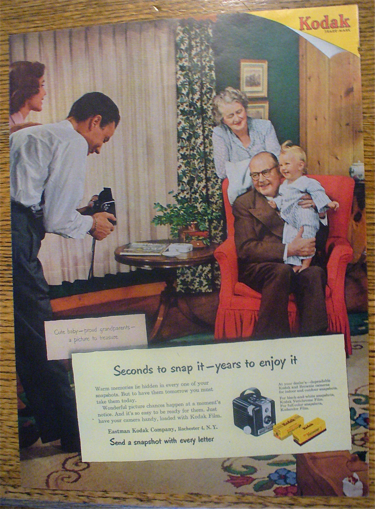1953 Kodak With Man Taking Picture