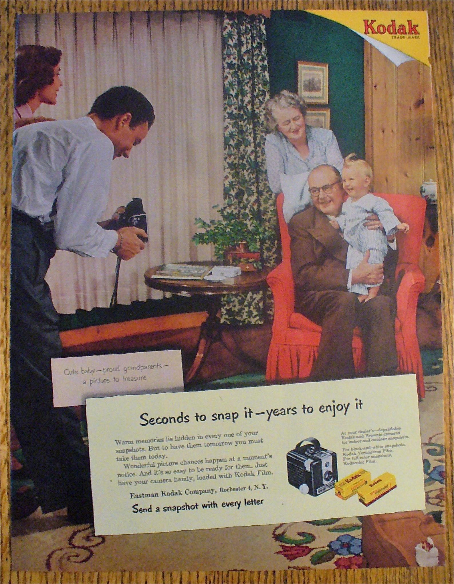 1953 Kodak With Man Taking Picture