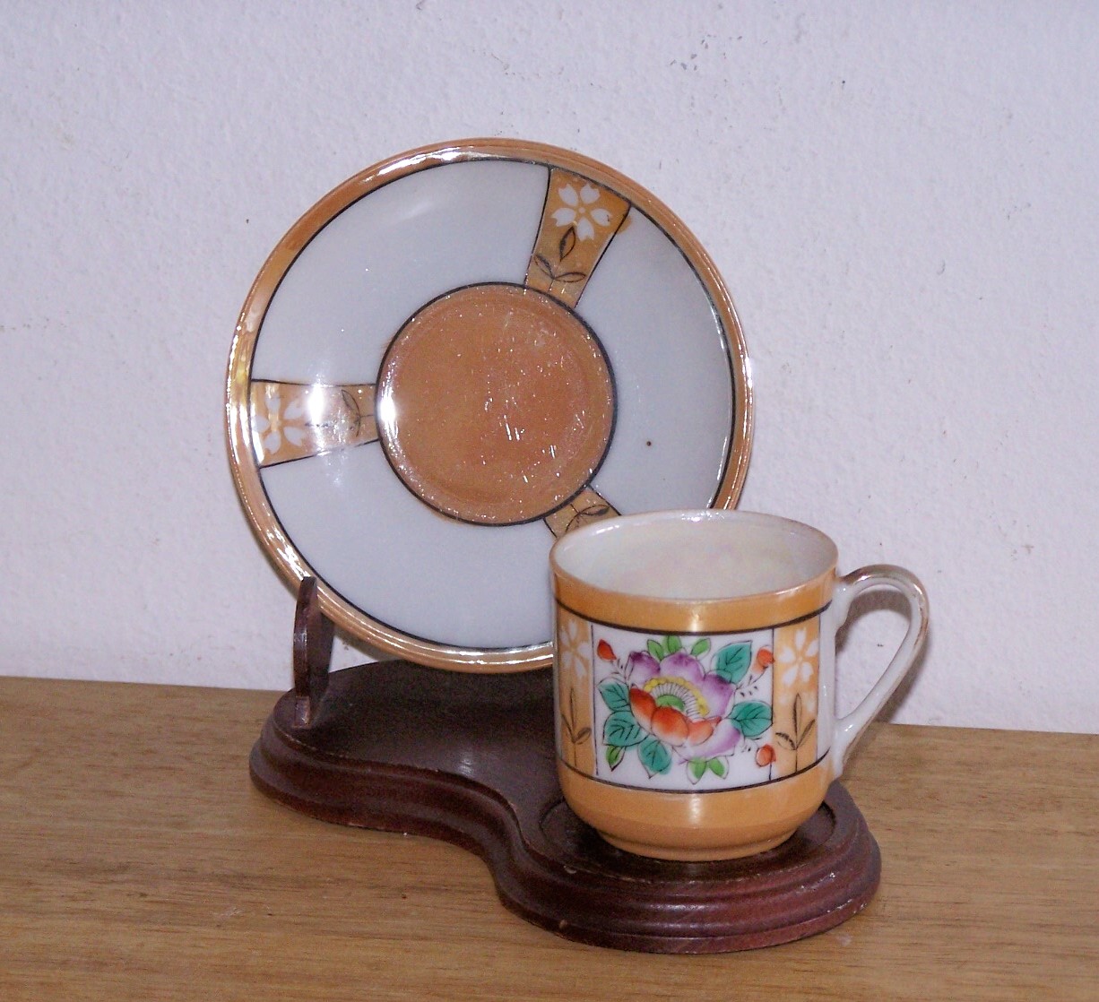 Lustre Demitasse Cup & Saucer