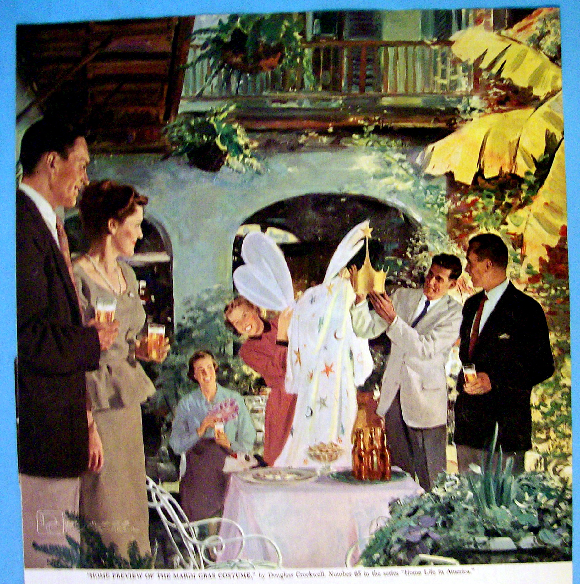 1952 Home Preview of the Mardi Gras Costume/D.Crockwell