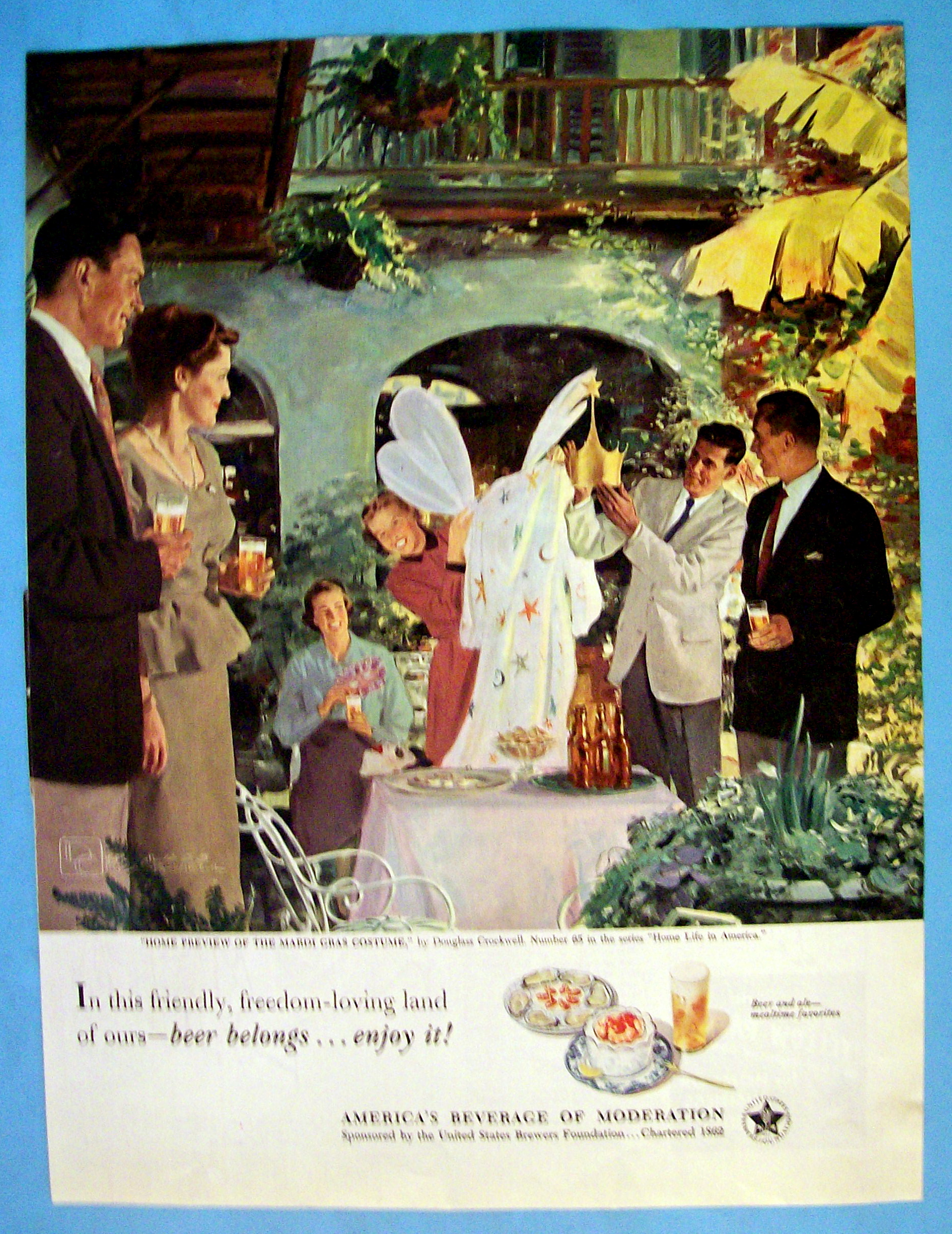 1952 Home Preview of the Mardi Gras Costume/D.Crockwell
