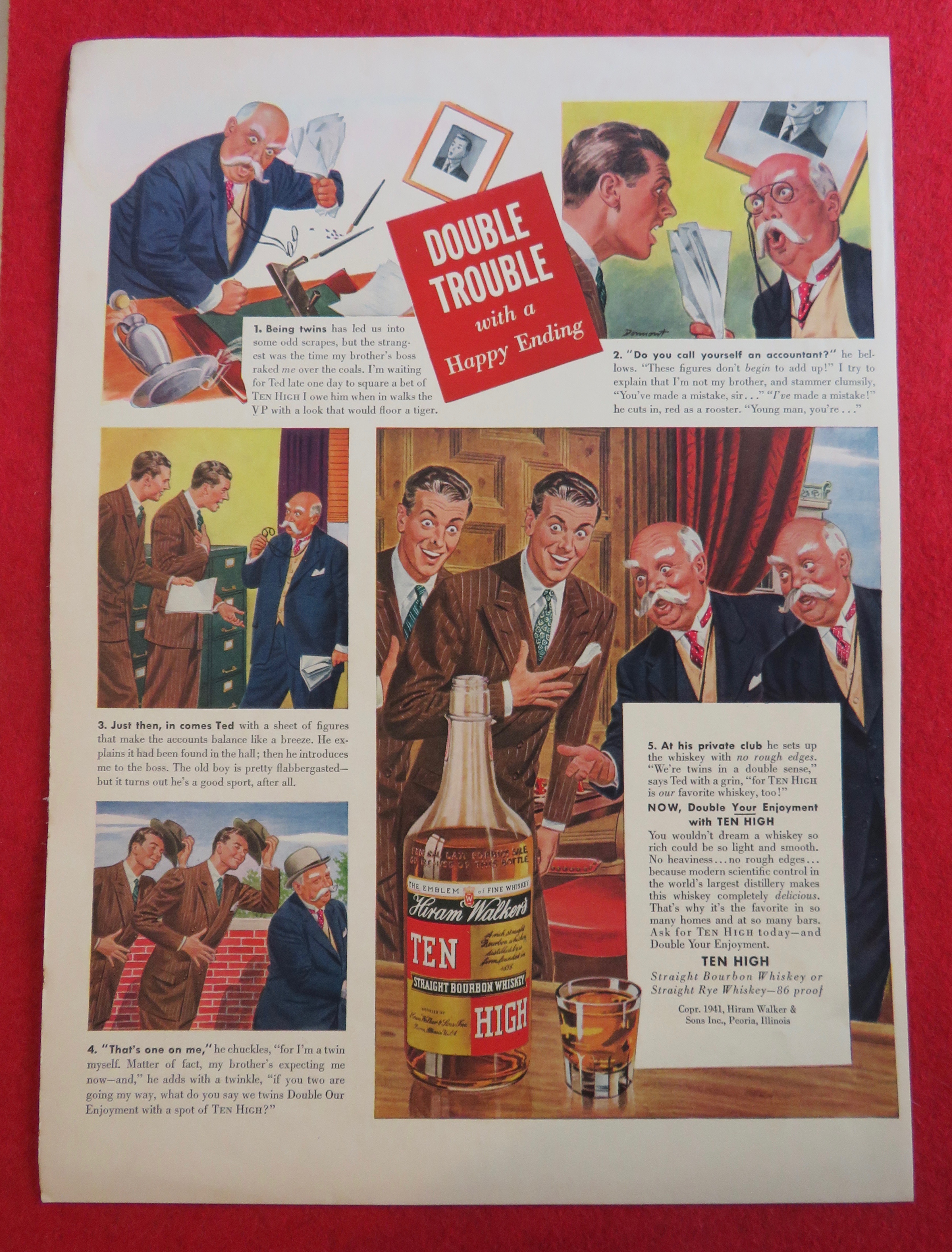 1941 Ten High Whiskey with Double Trouble
