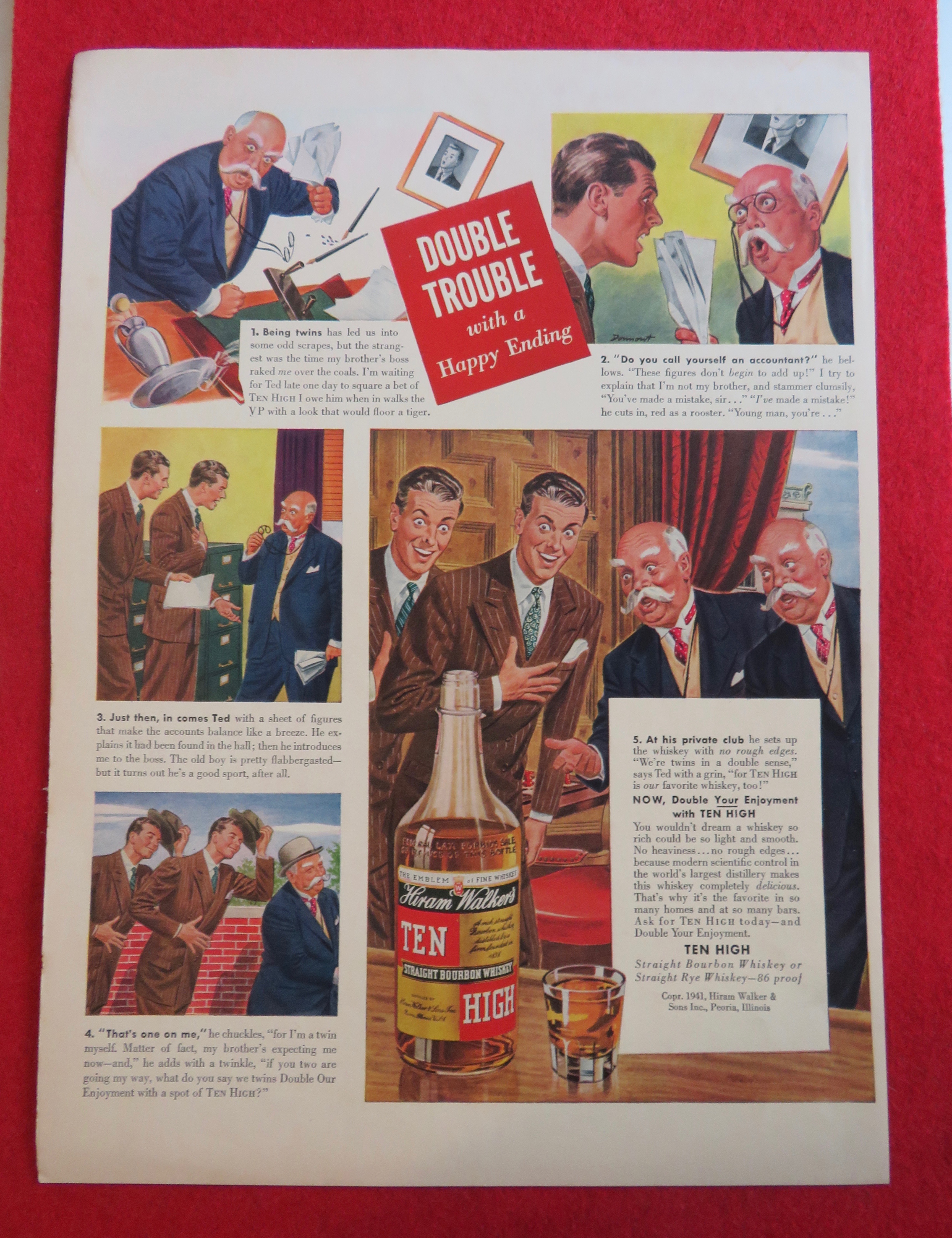 1941 Ten High Whiskey with Double Trouble