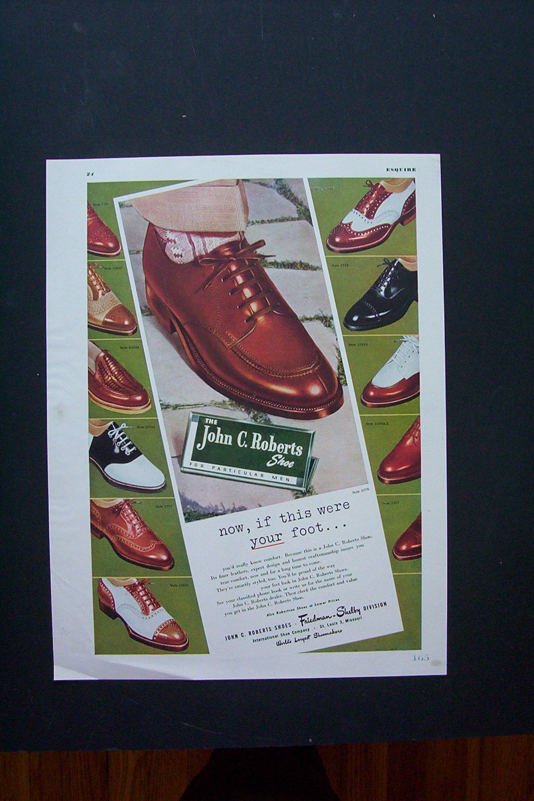 1947 John C. Roberts Shoes with 12 Different Styles