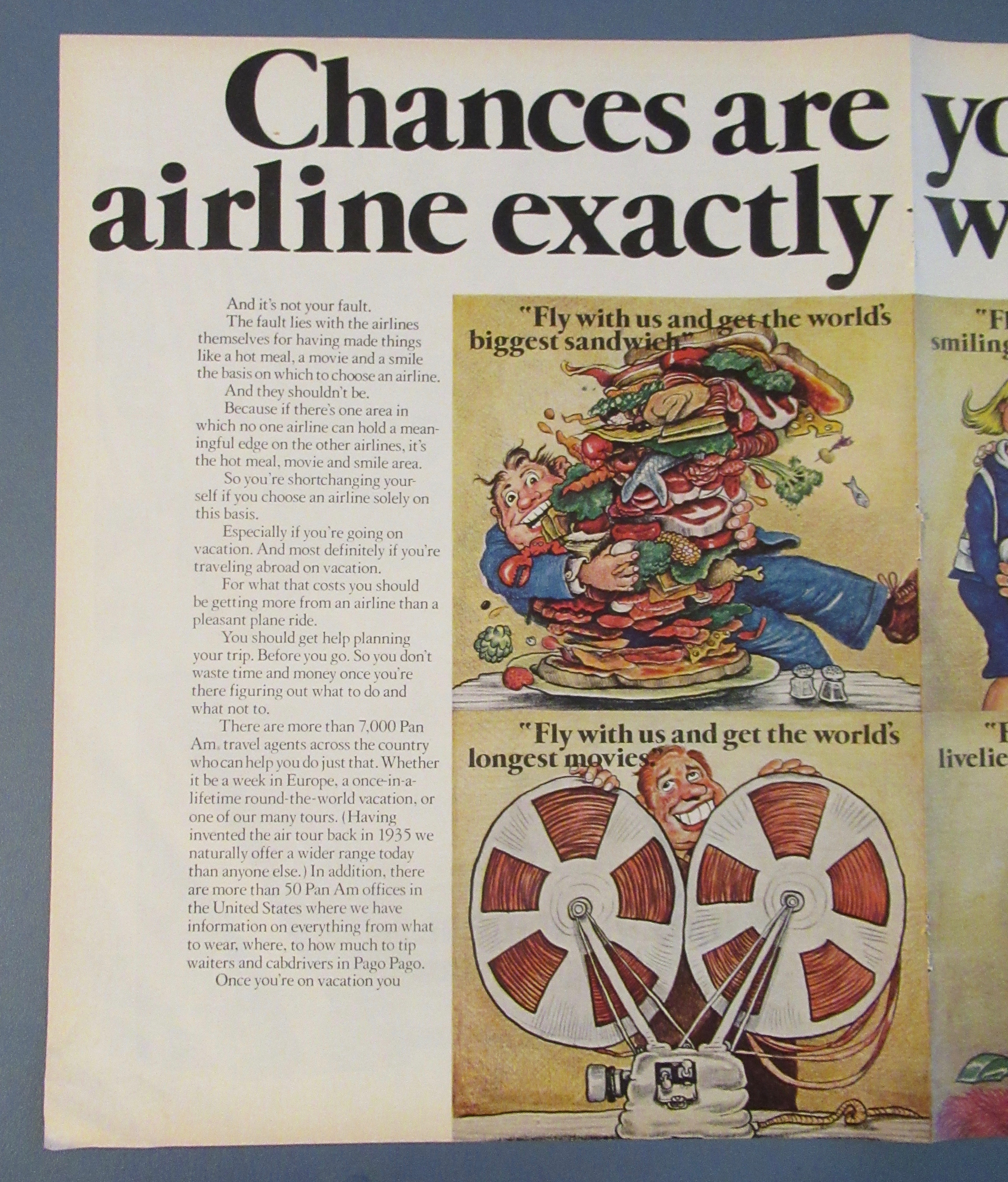 1972 Pan American Airlines w/ Choosing An Airline