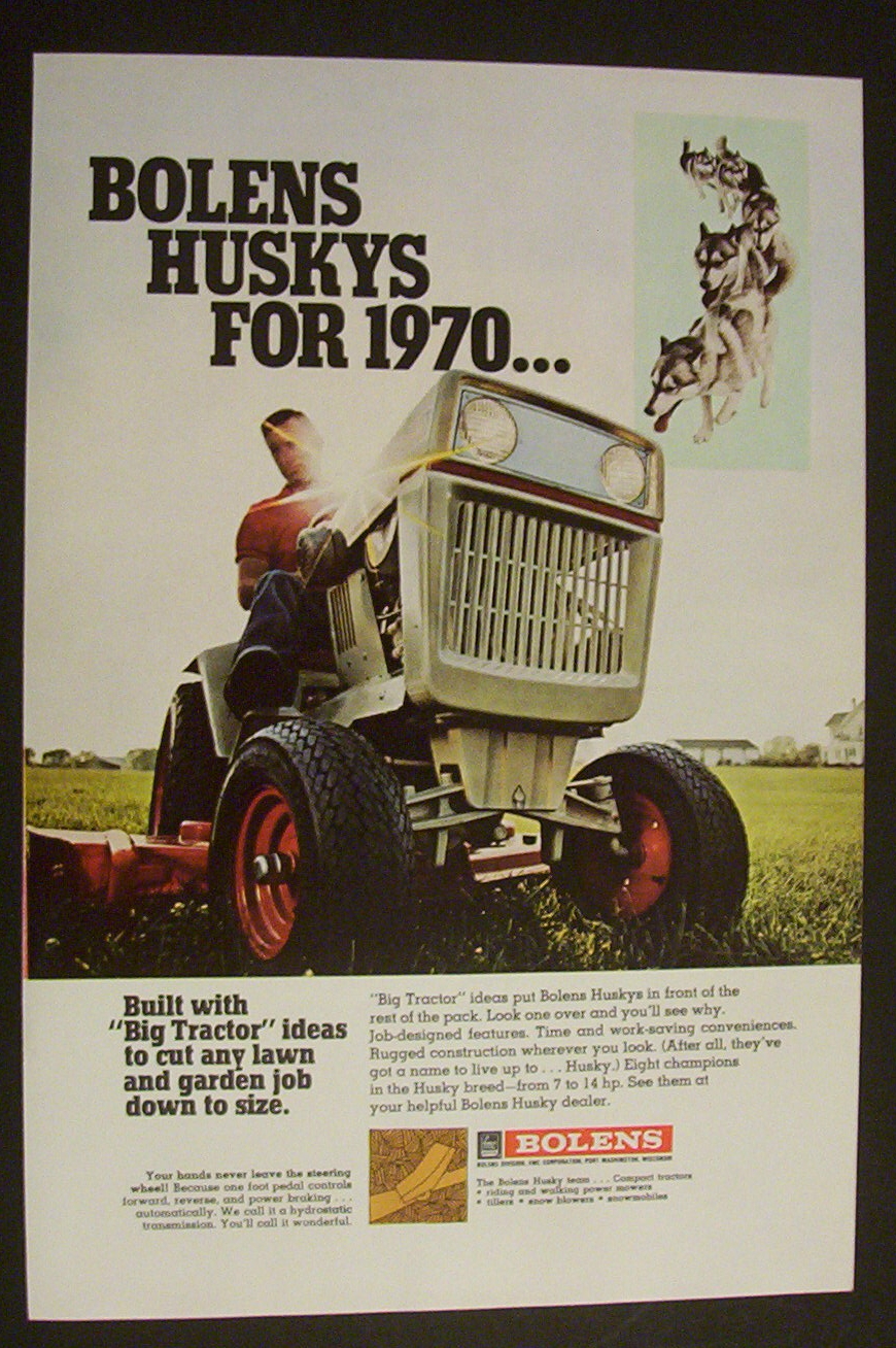 1970  Bolens  Big  Tractor