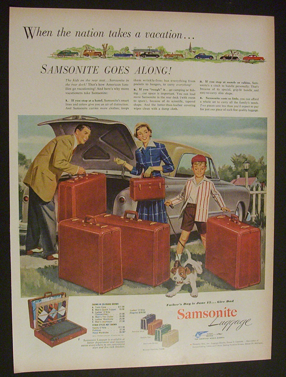 1952 Samsonite Luggage