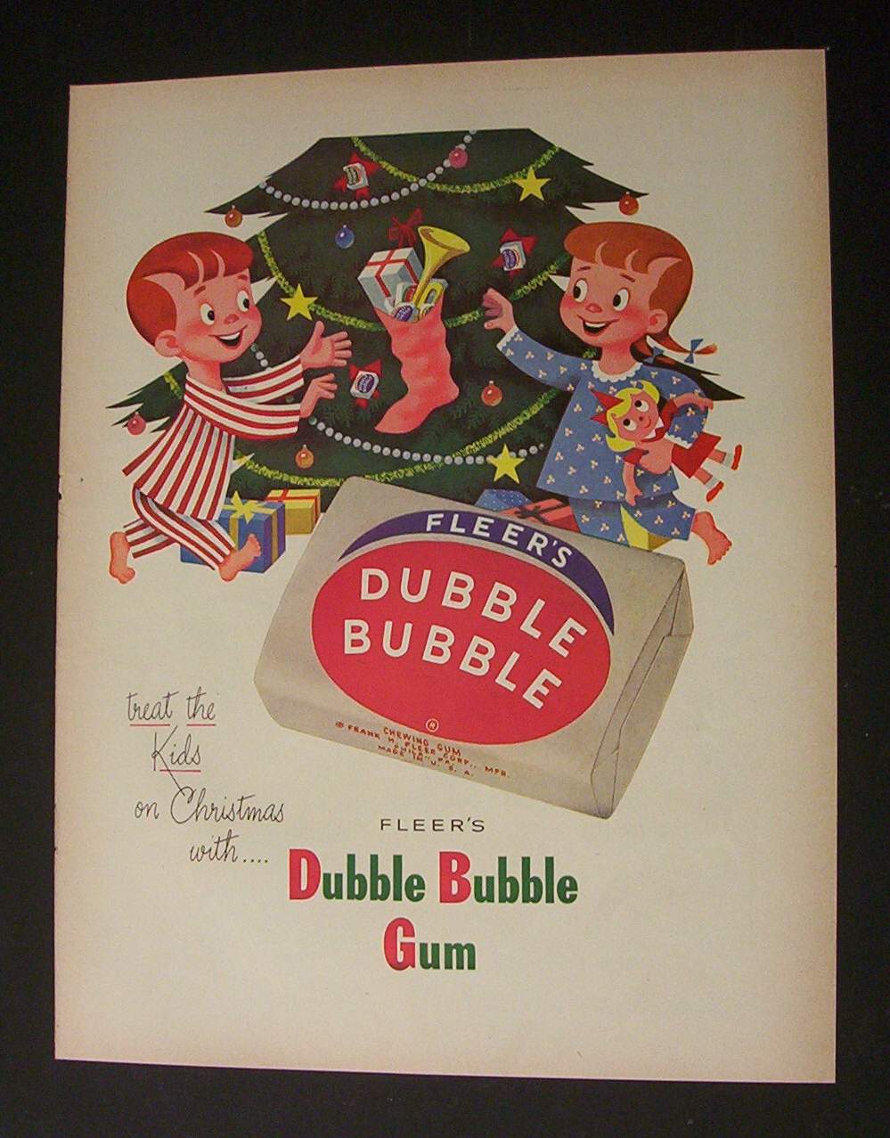 Vintage Ad: 1952 Dubble Bubble Gum
