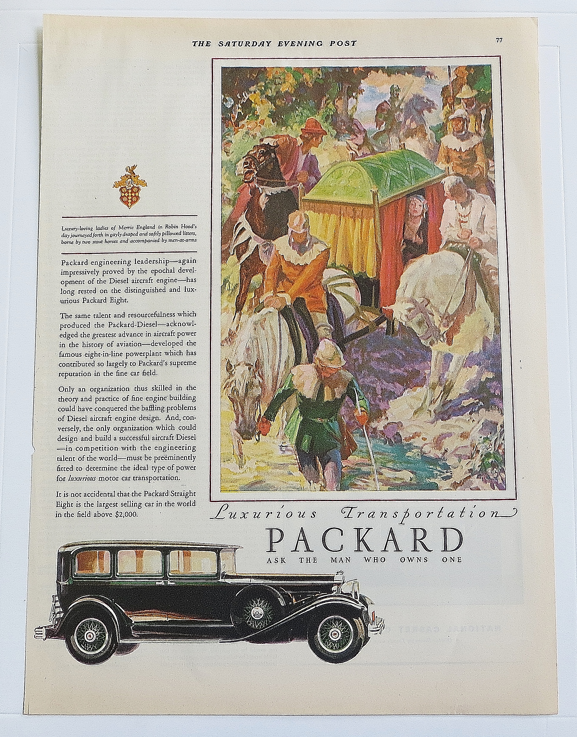 1930 Packard With Ladies Of England