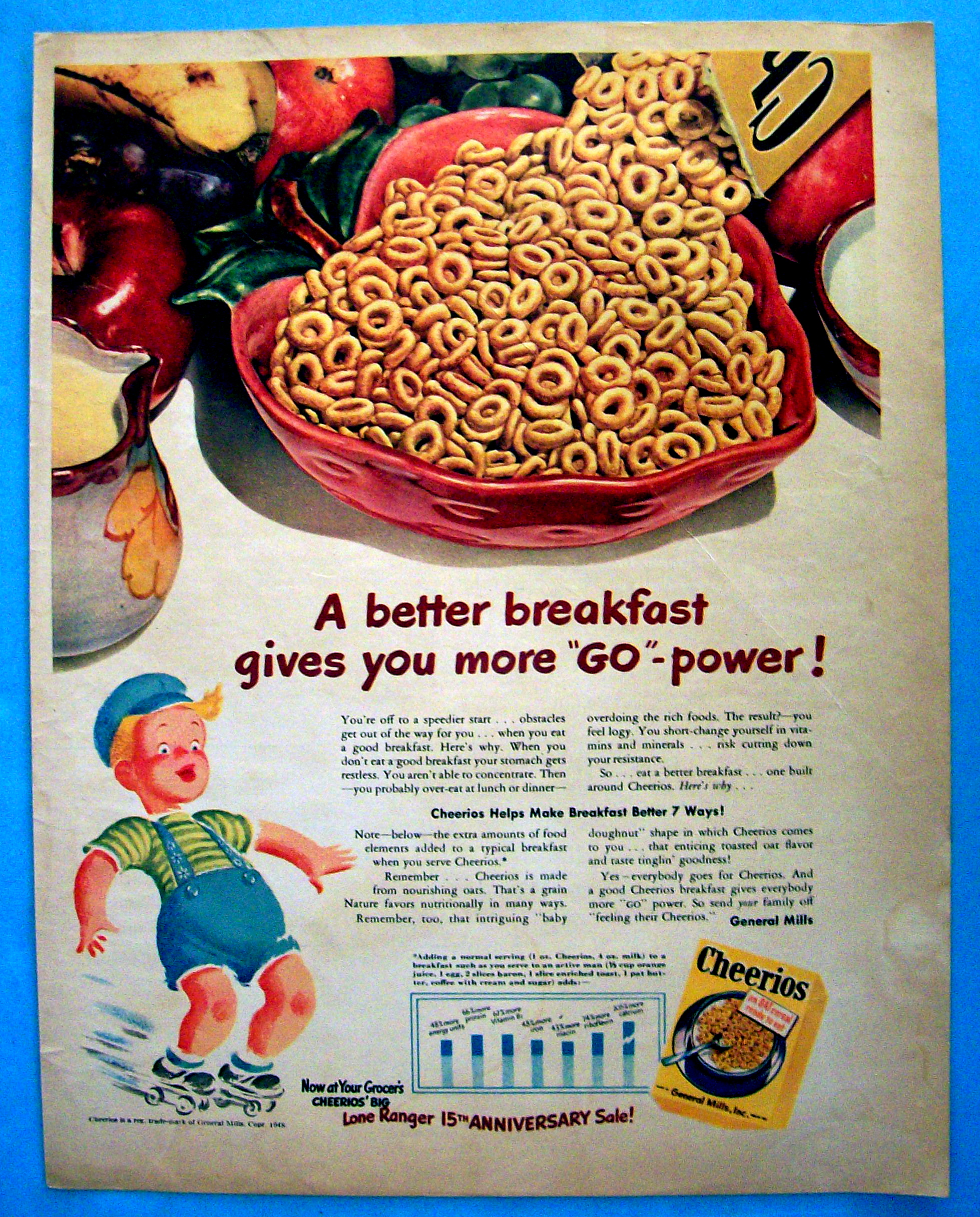 Vintage Ad: 1948 Cheerios