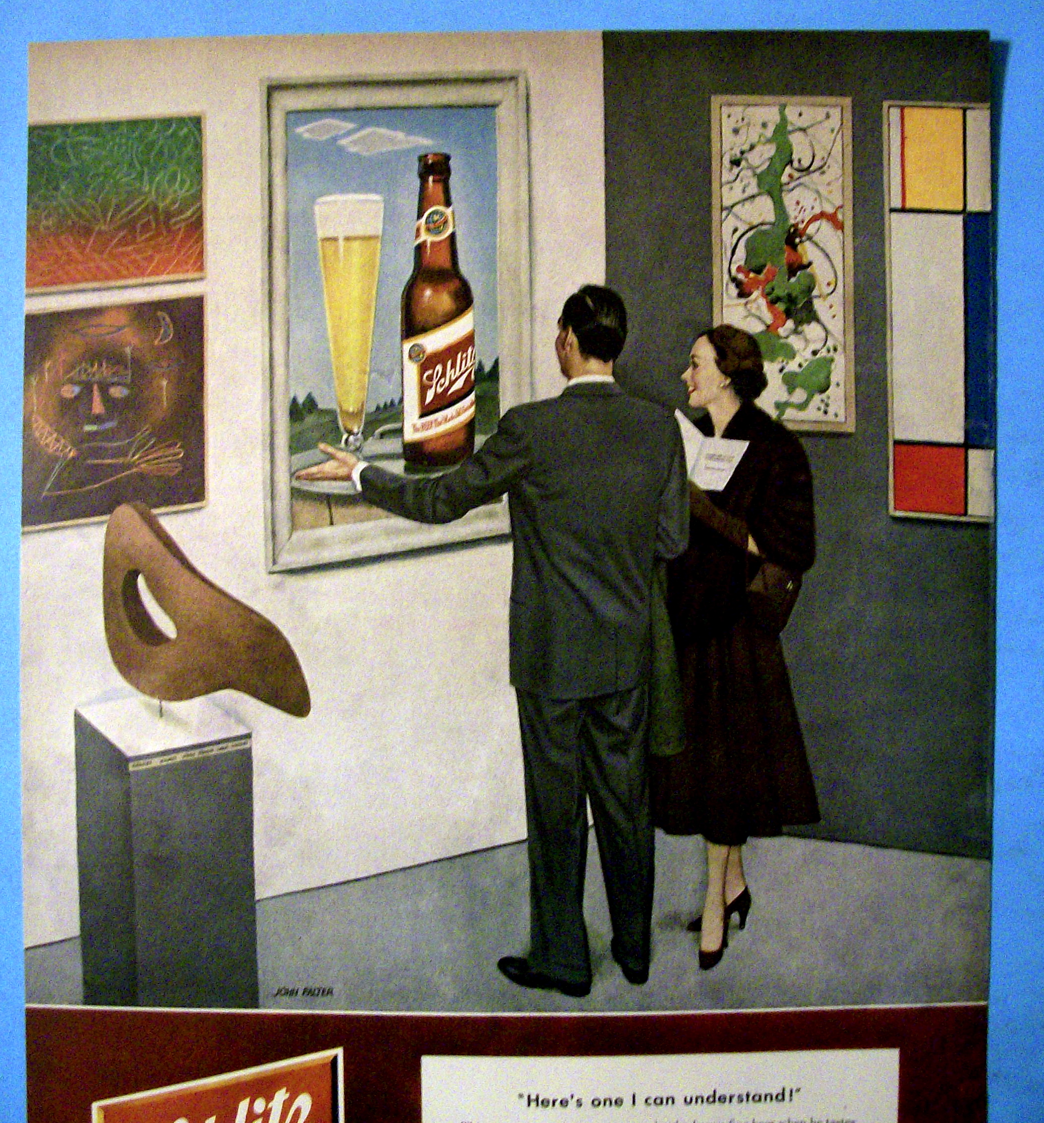 Vintage Ad: 1952 Schlitz Beer By John Falter
