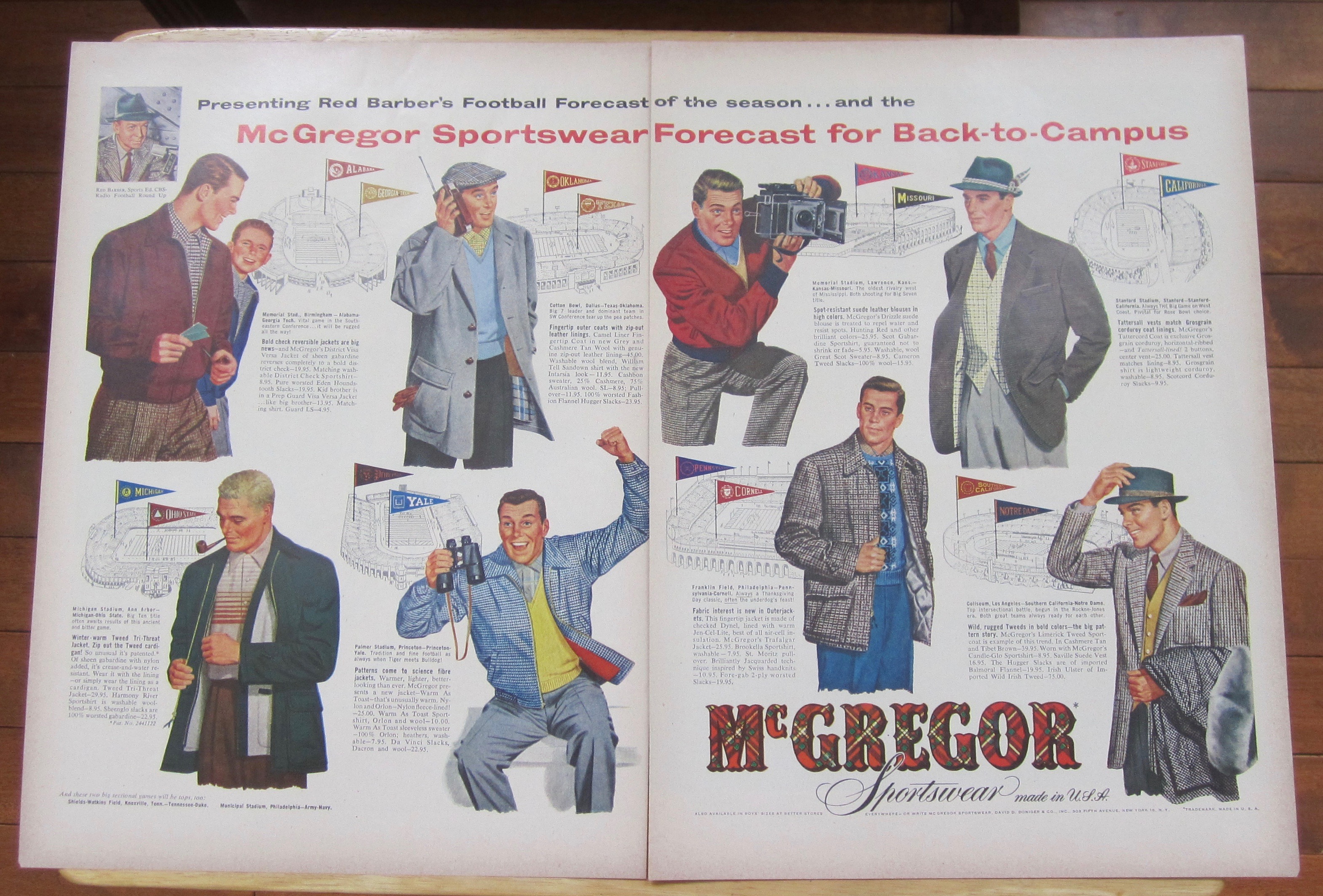 1953 McGregor Sportswear with Red Barber's Forecast
