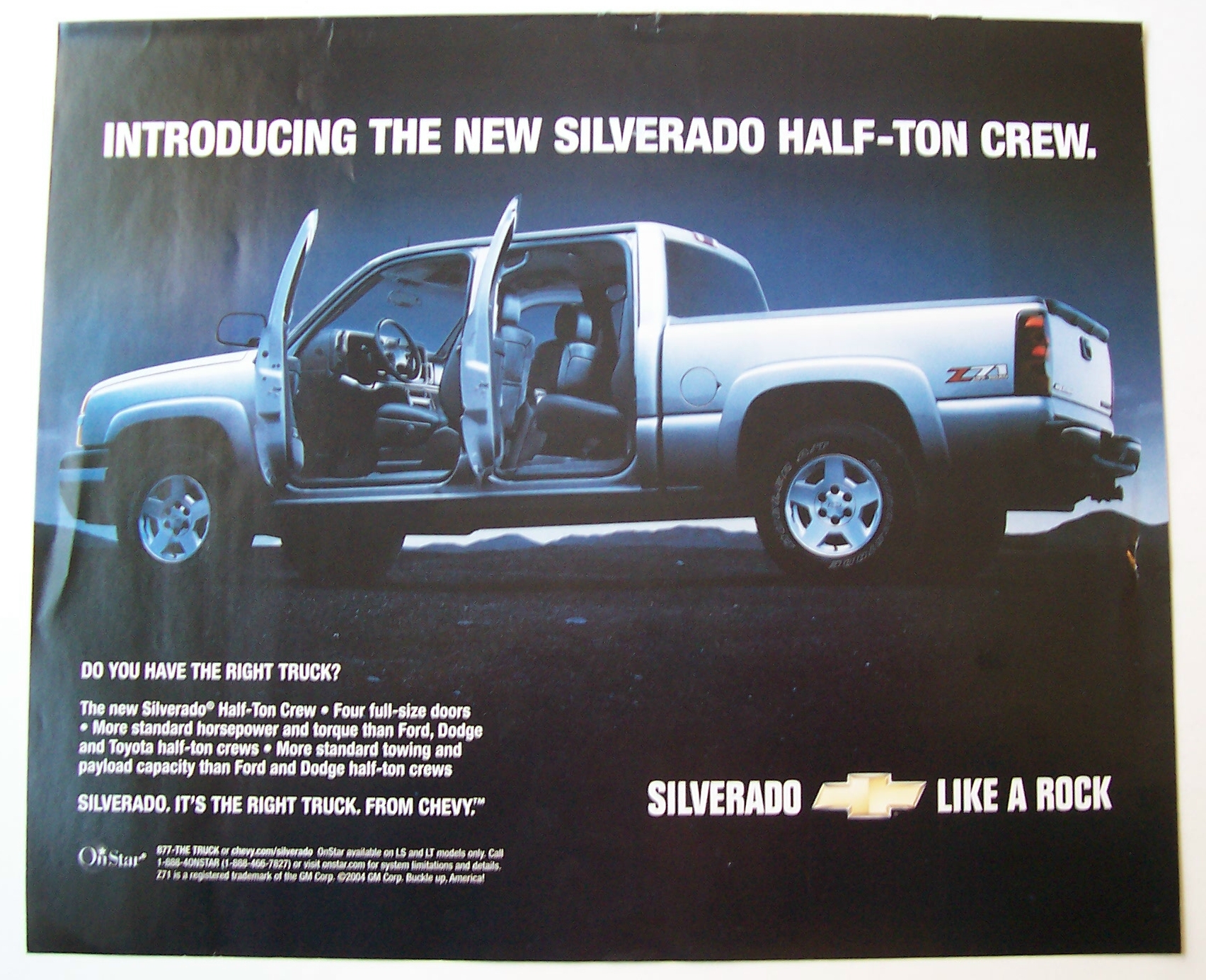 Vintage Ad: 2004  Chevrolet  Silverado