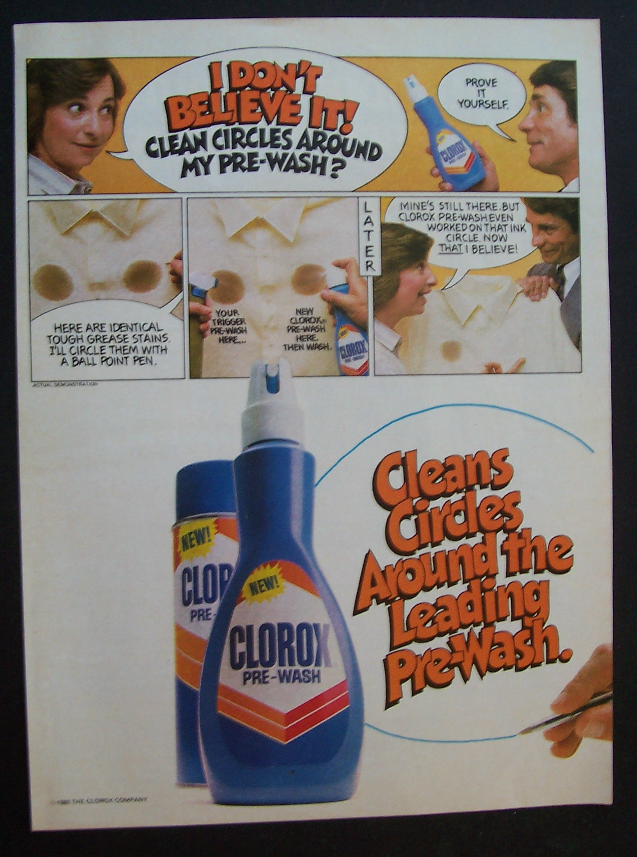 1981  Clorox  Pre - Wash