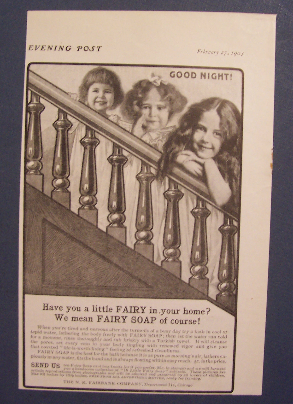 1904  Fairy  Soap