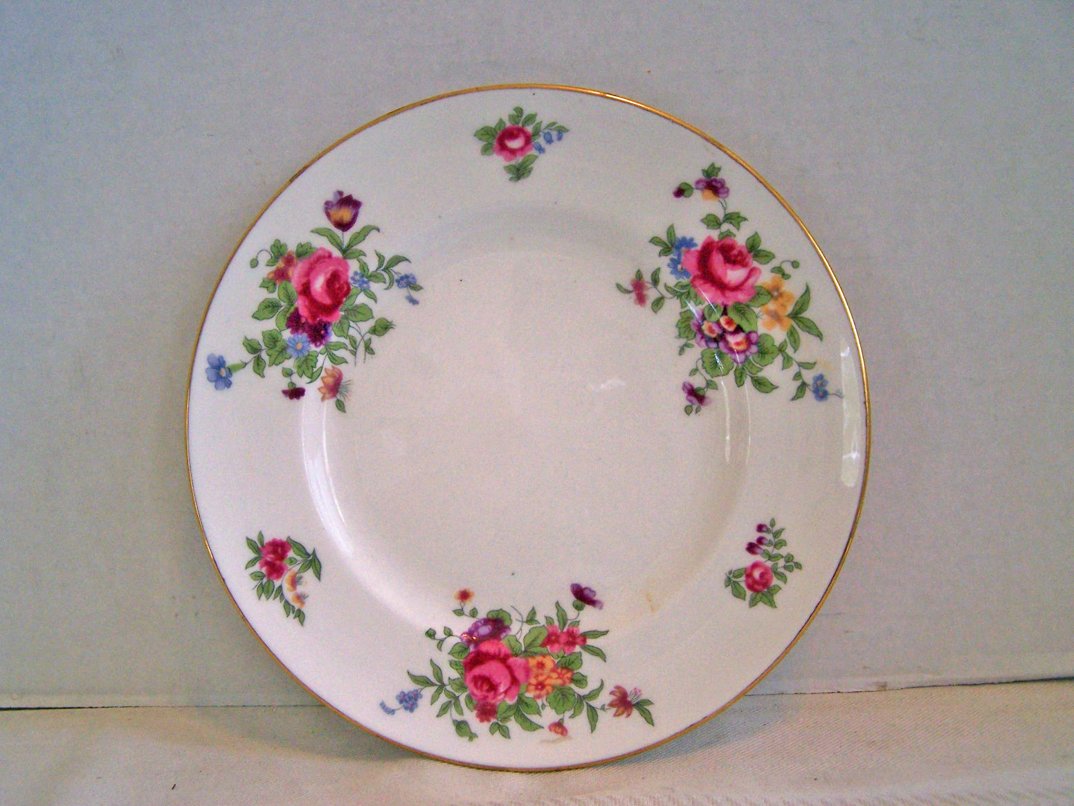 Royal Victoria Collector Plate, Red Roses, England