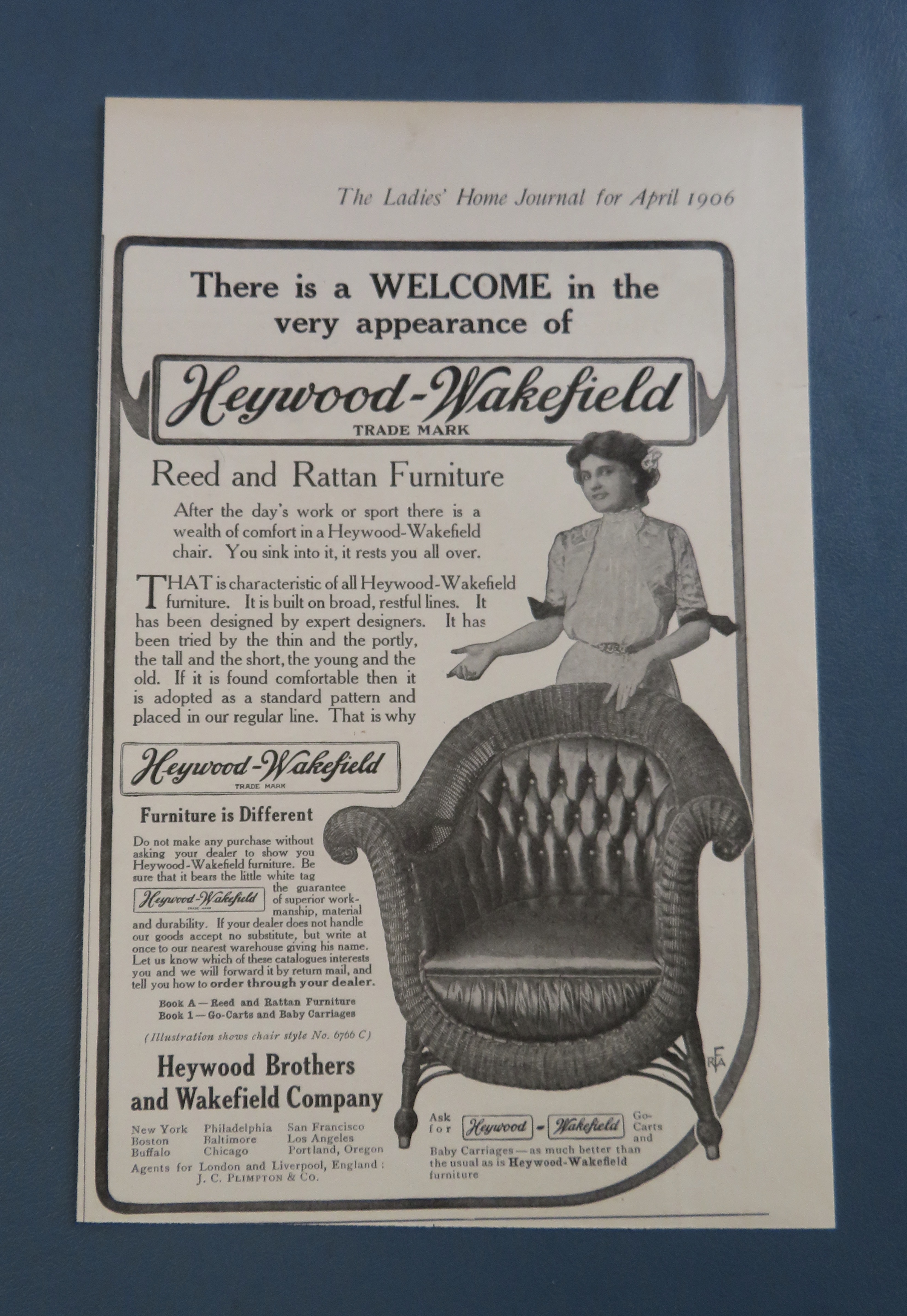 1906 Heywood Wakefield with Reed & Rattan Furniture