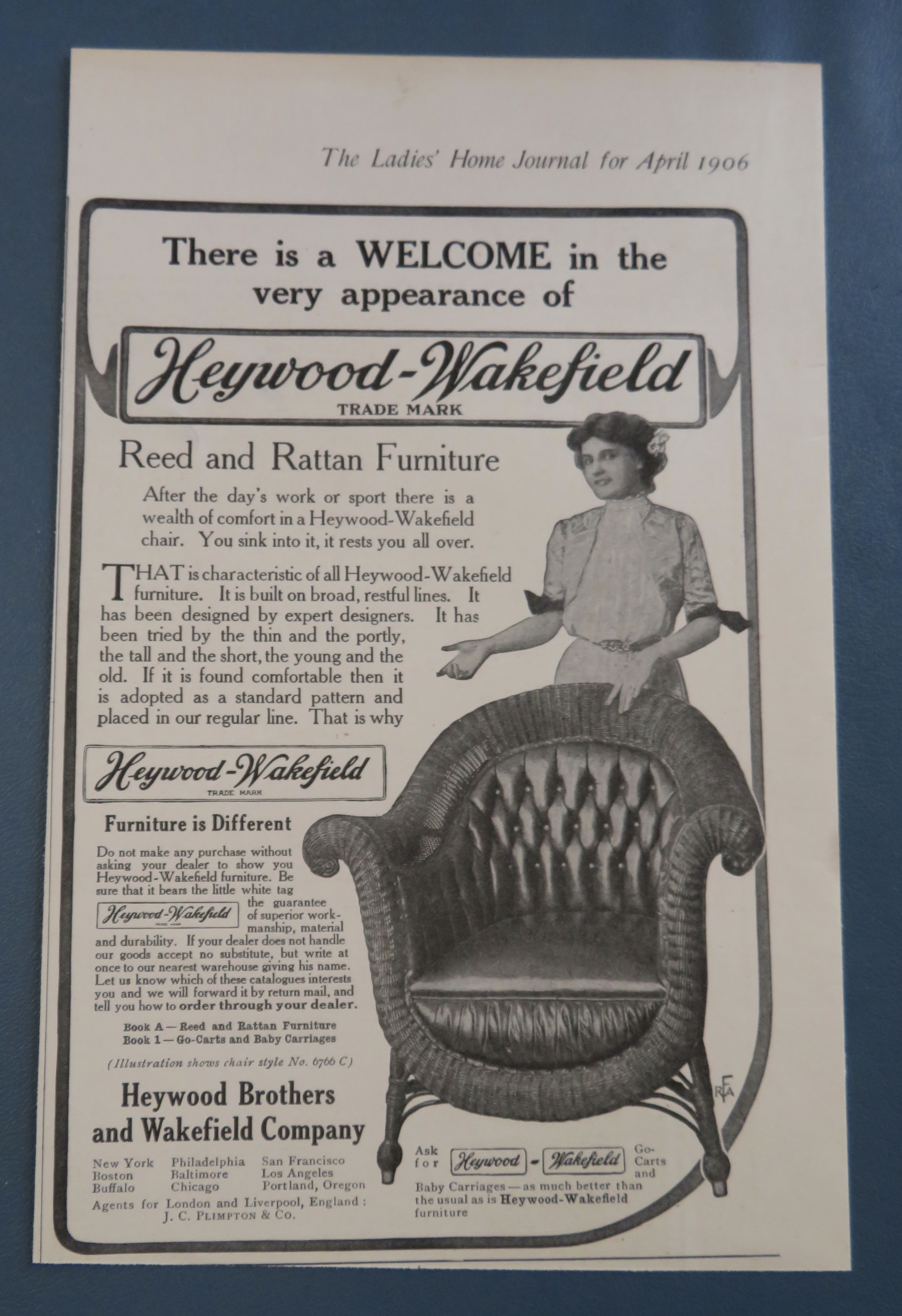 1906 Heywood Wakefield with Reed & Rattan Furniture